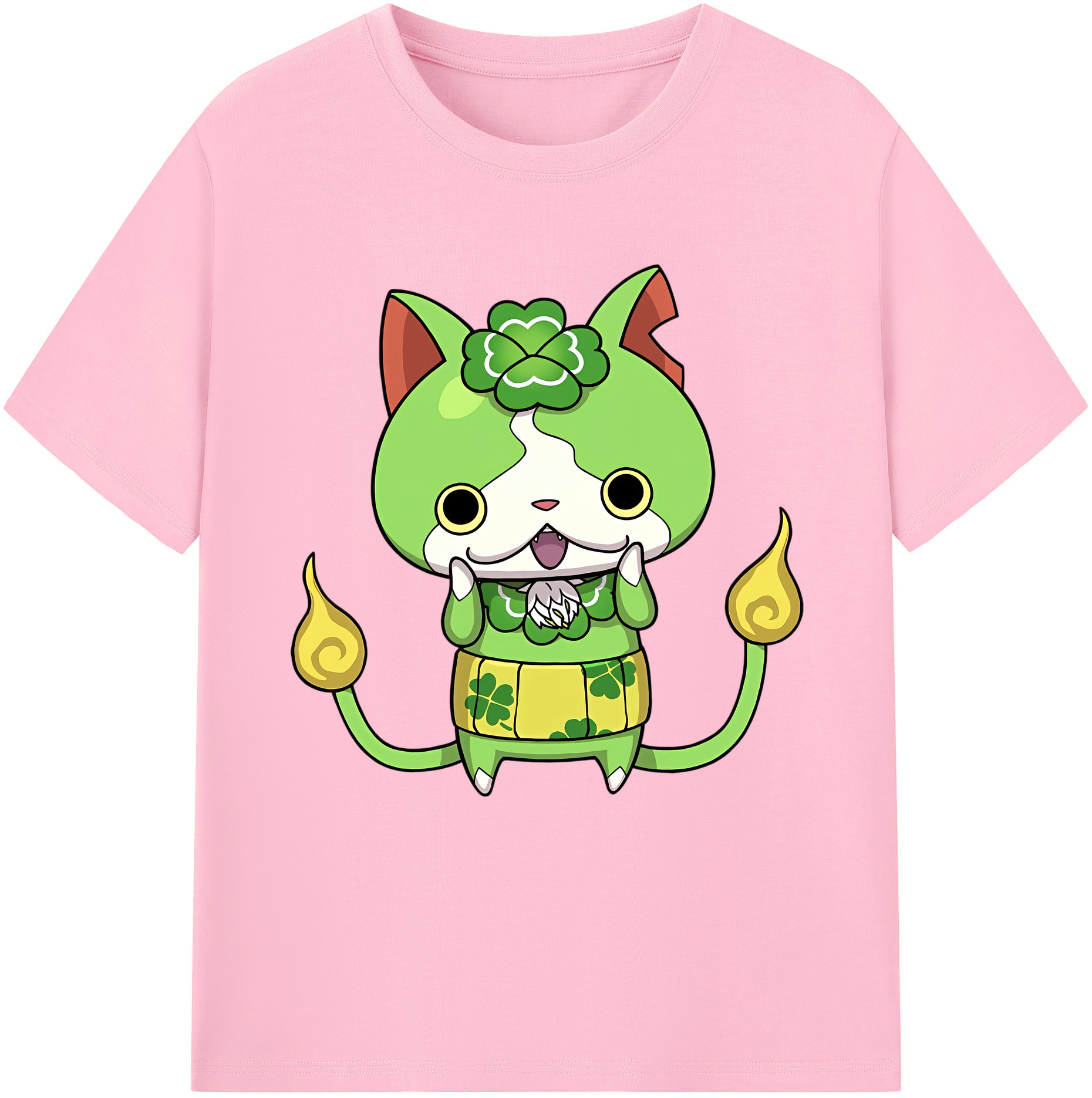 （画像用） 妖怪ウォッチ Yo-kai Watch 綿100％半袖Tシャツ（フロントプリント）