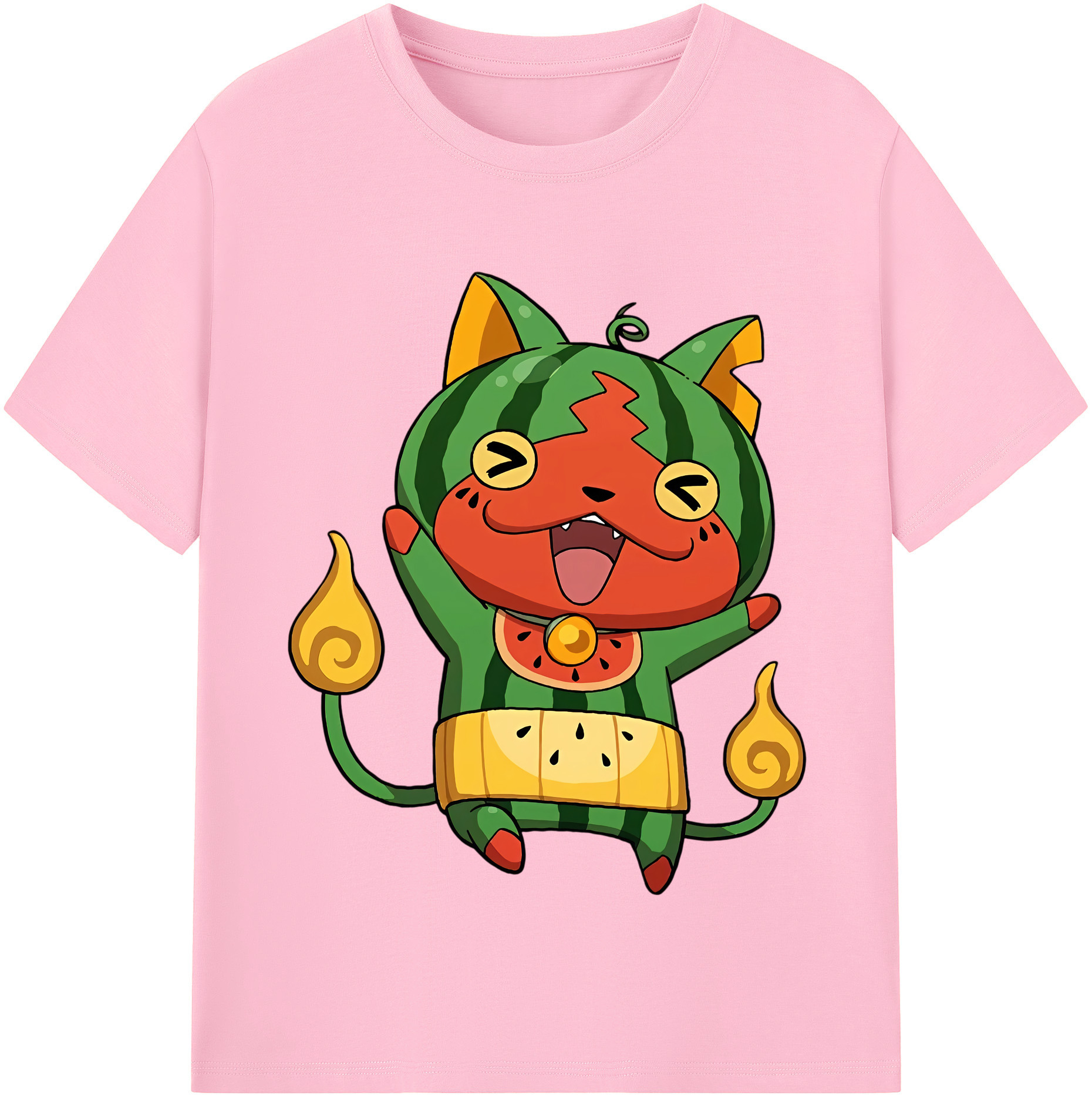 （画像用） 妖怪ウォッチ Yo-kai Watch 綿100％半袖Tシャツ（フロントプリント）