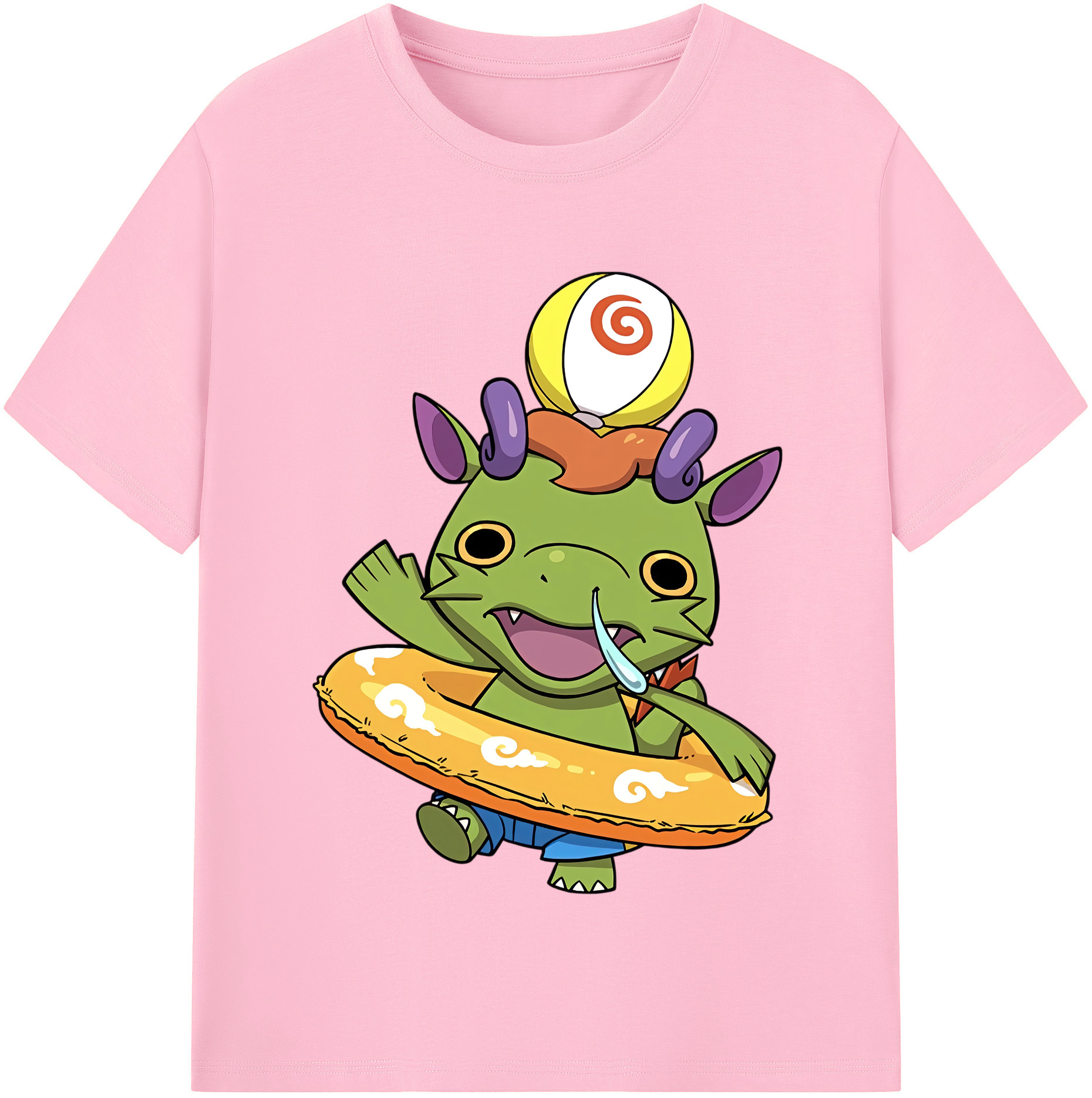 （画像用） 妖怪ウォッチ Yo-kai Watch 綿100％半袖Tシャツ（フロントプリント）