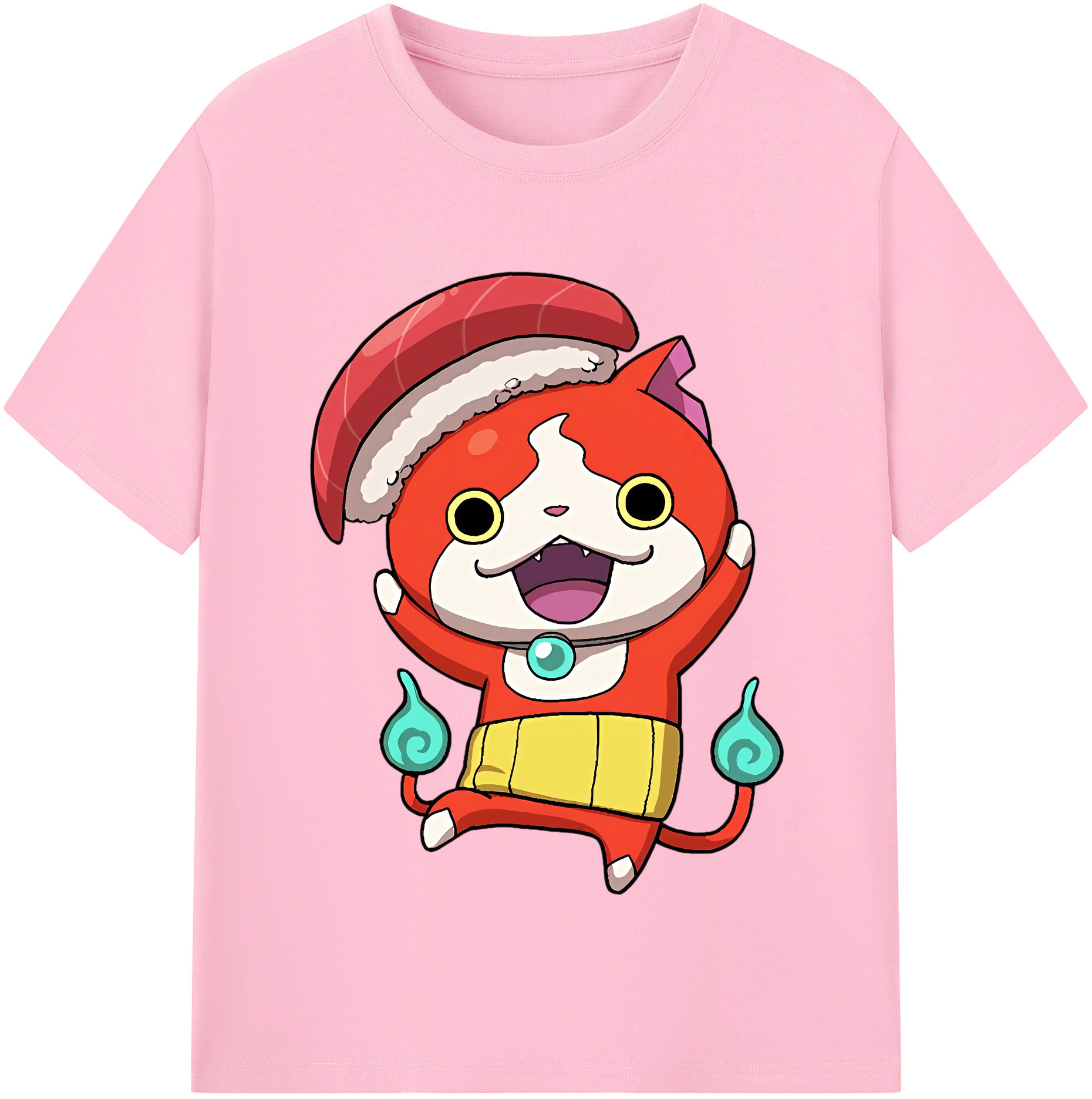 （画像用） 妖怪ウォッチ Yo-kai Watch 綿100％半袖Tシャツ（フロントプリント）