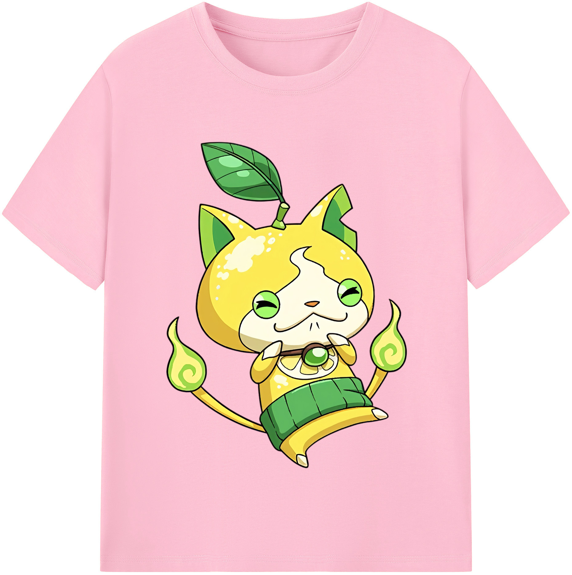 （画像用） 妖怪ウォッチ Yo-kai Watch 綿100％半袖Tシャツ（フロントプリント）