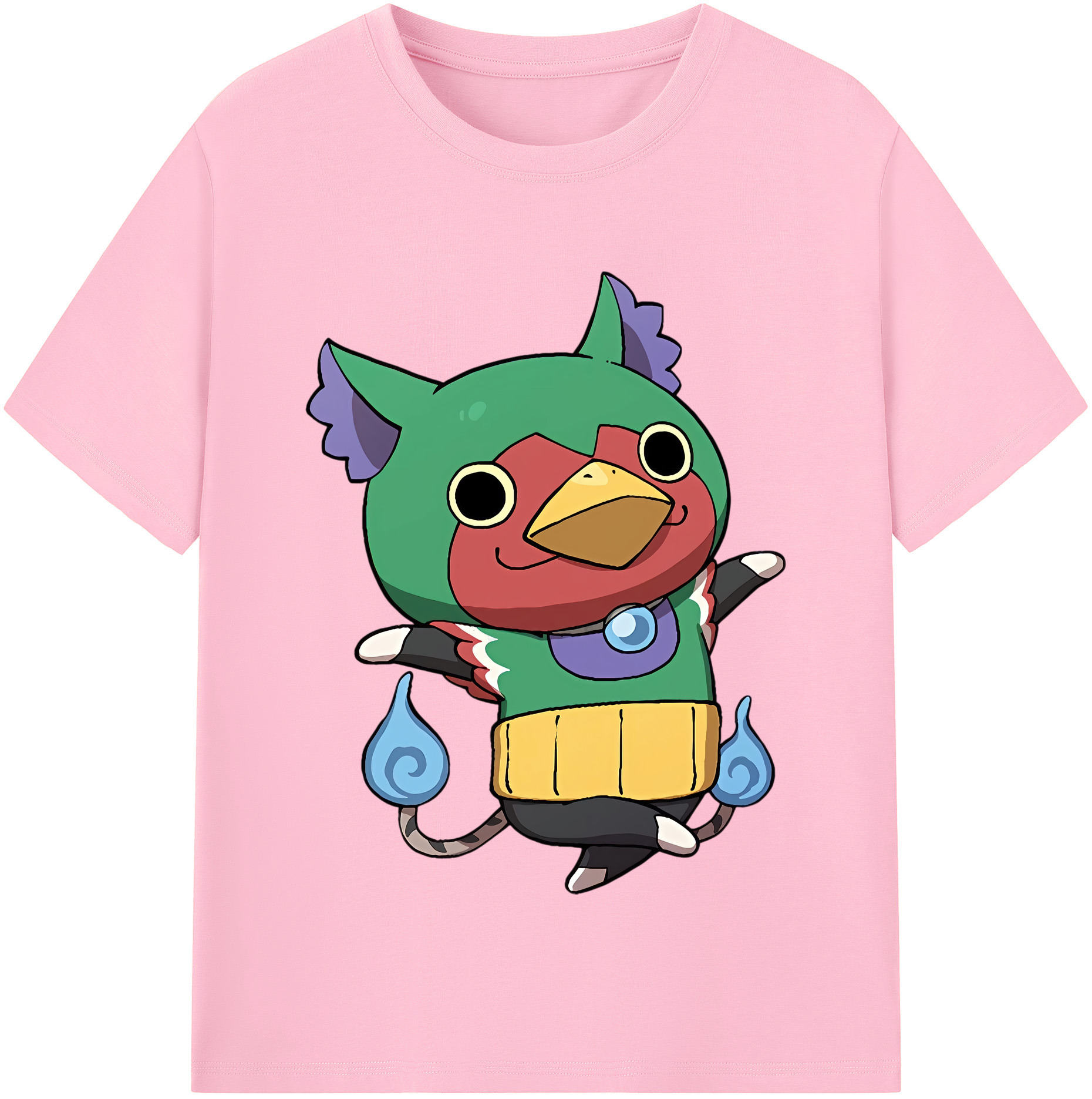（画像用） 妖怪ウォッチ Yo-kai Watch 綿100％半袖Tシャツ（フロントプリント）