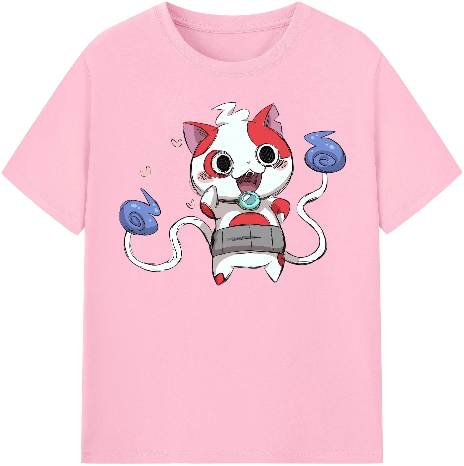 （画像用） 妖怪ウォッチ Yo-kai Watch 綿100％半袖Tシャツ（フロントプリント）