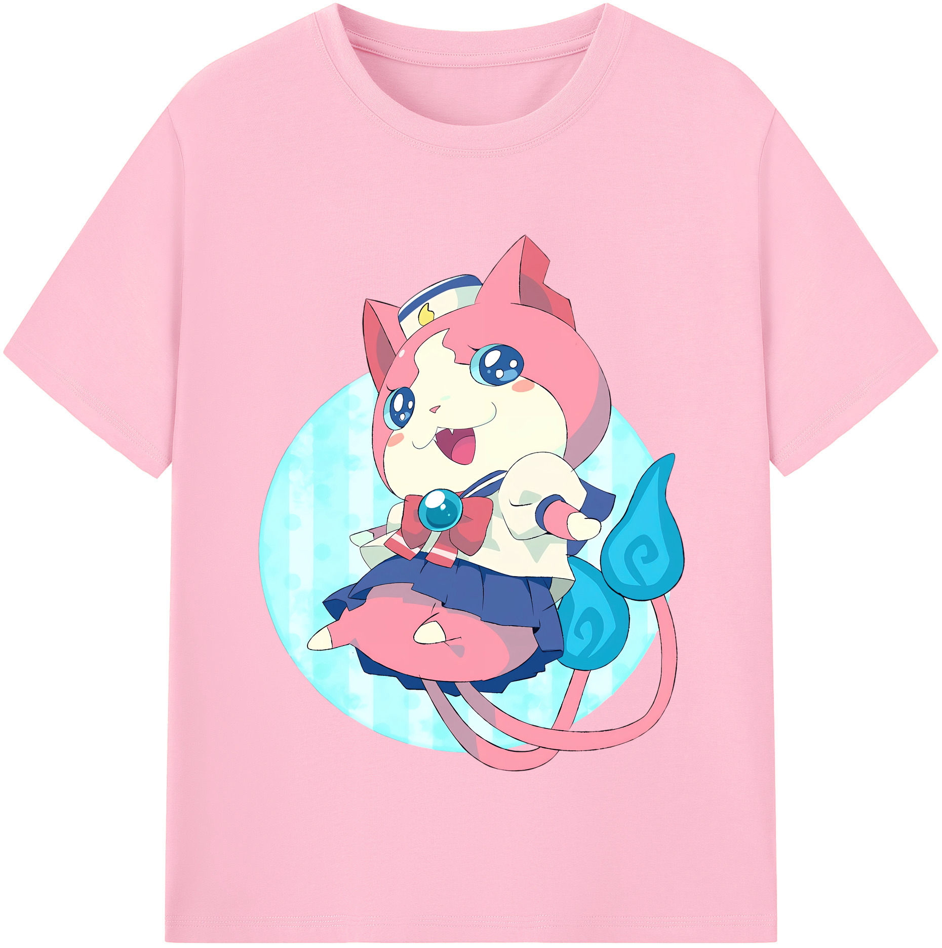 （画像用） 妖怪ウォッチ Yo-kai Watch 綿100％半袖Tシャツ（フロントプリント）