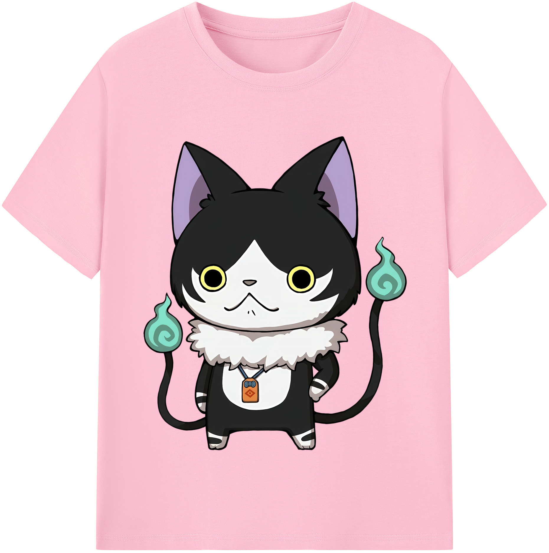 （画像用） 妖怪ウォッチ Yo-kai Watch 綿100％半袖Tシャツ（フロントプリント）