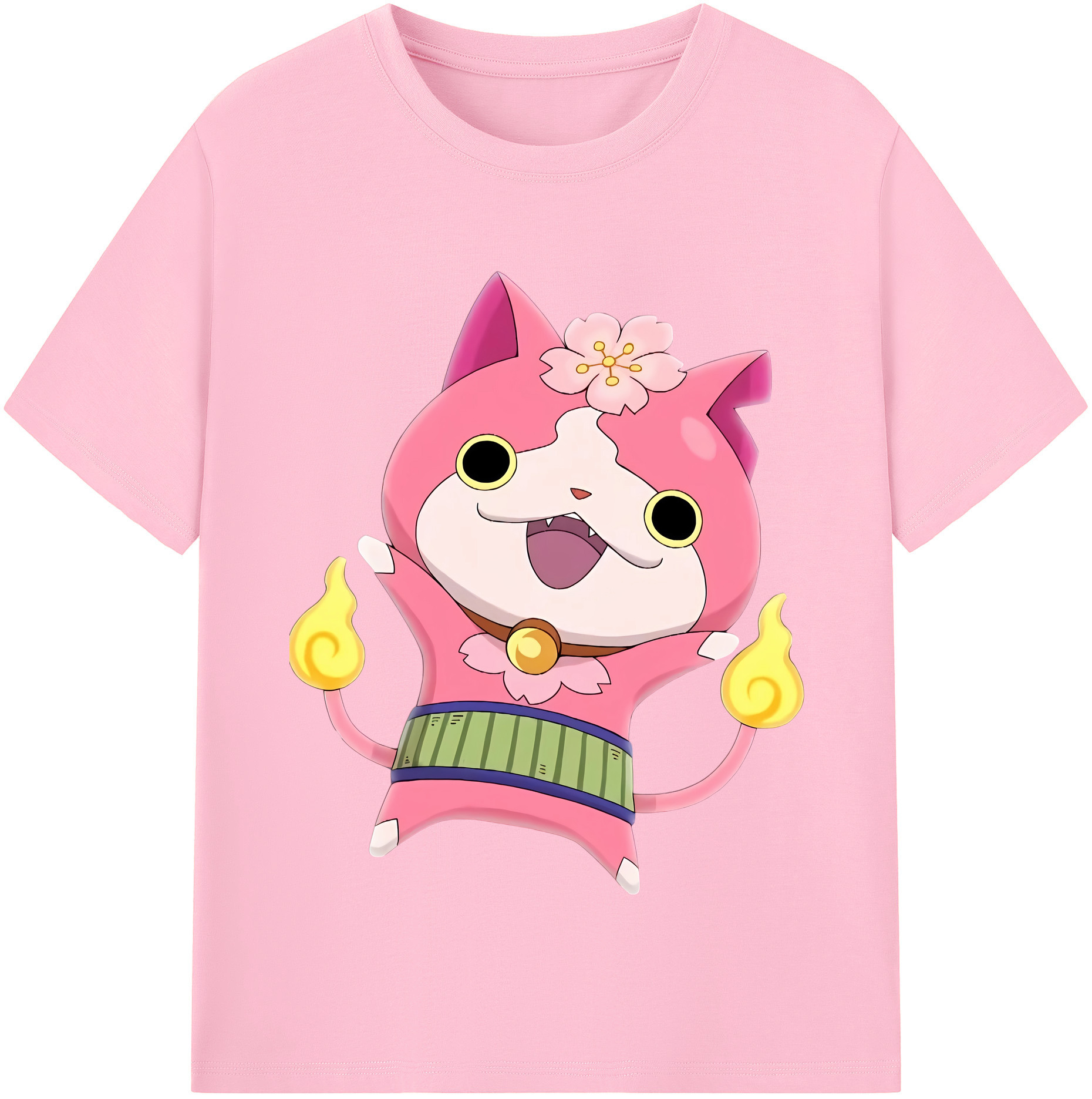 （画像用） 妖怪ウォッチ Yo-kai Watch 綿100％半袖Tシャツ（フロントプリント）