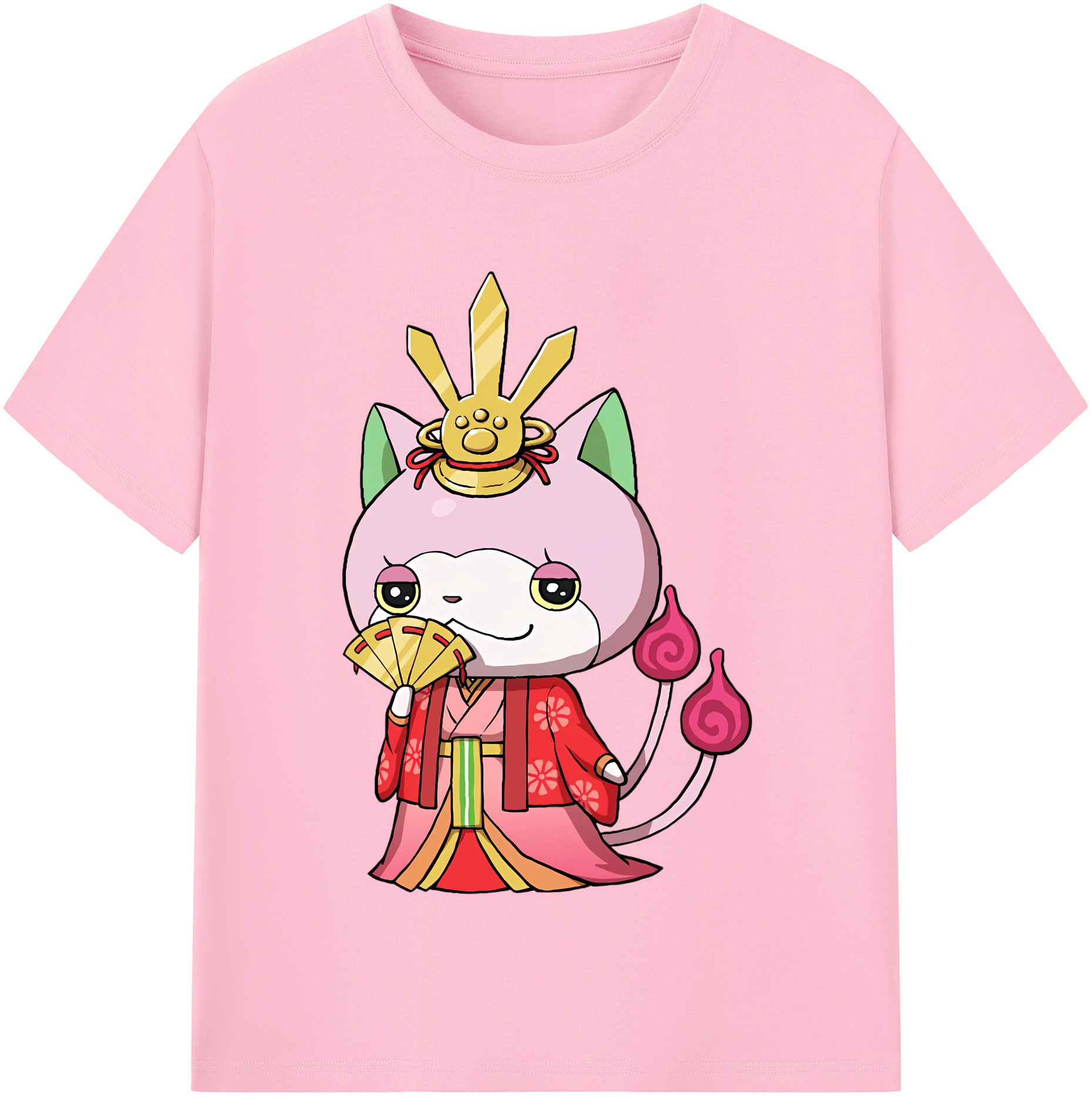 （画像用） 妖怪ウォッチ Yo-kai Watch 綿100％半袖Tシャツ（フロントプリント）