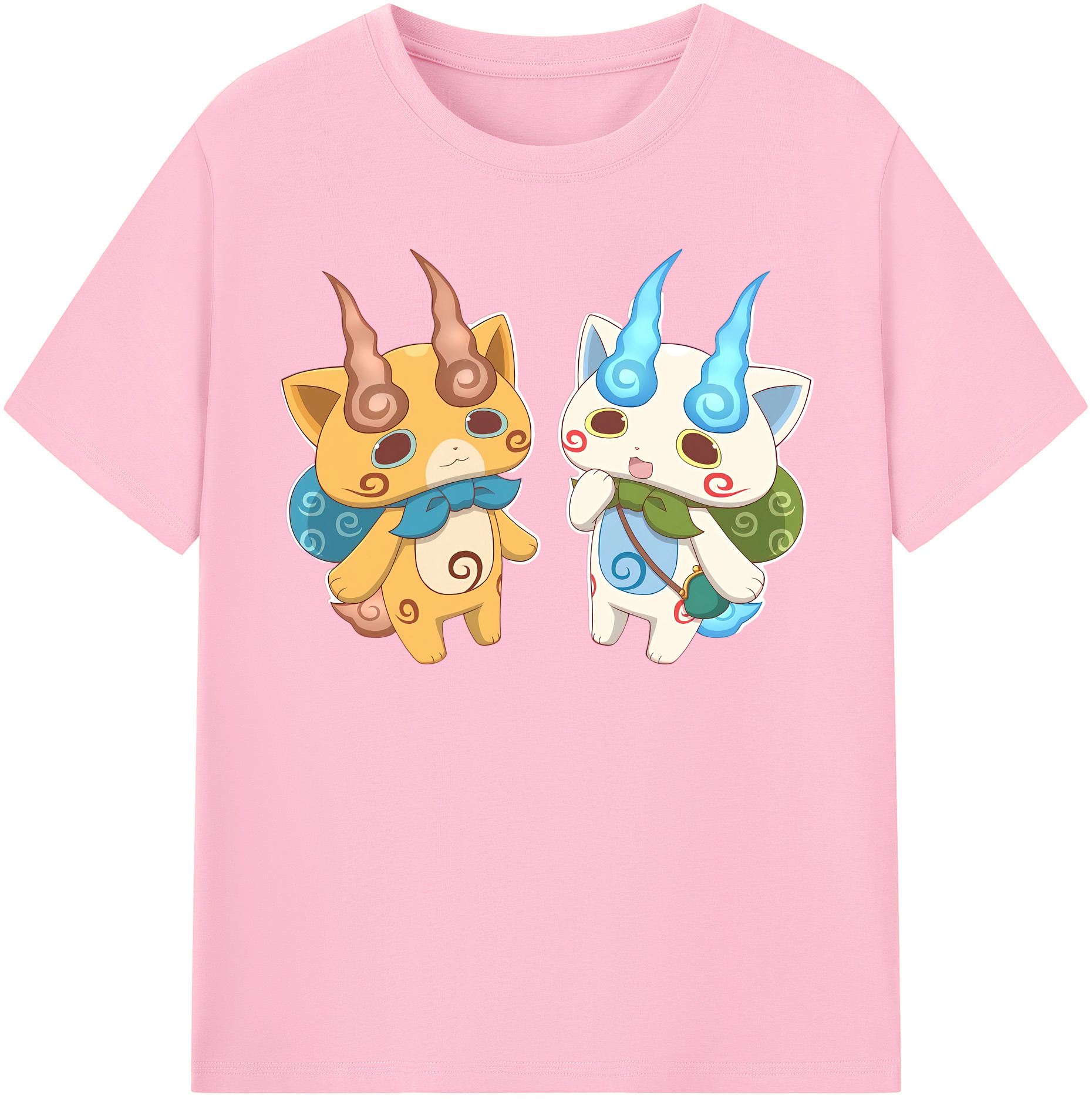 （画像用） 妖怪ウォッチ Yo-kai Watch 綿100％半袖Tシャツ（フロントプリント）