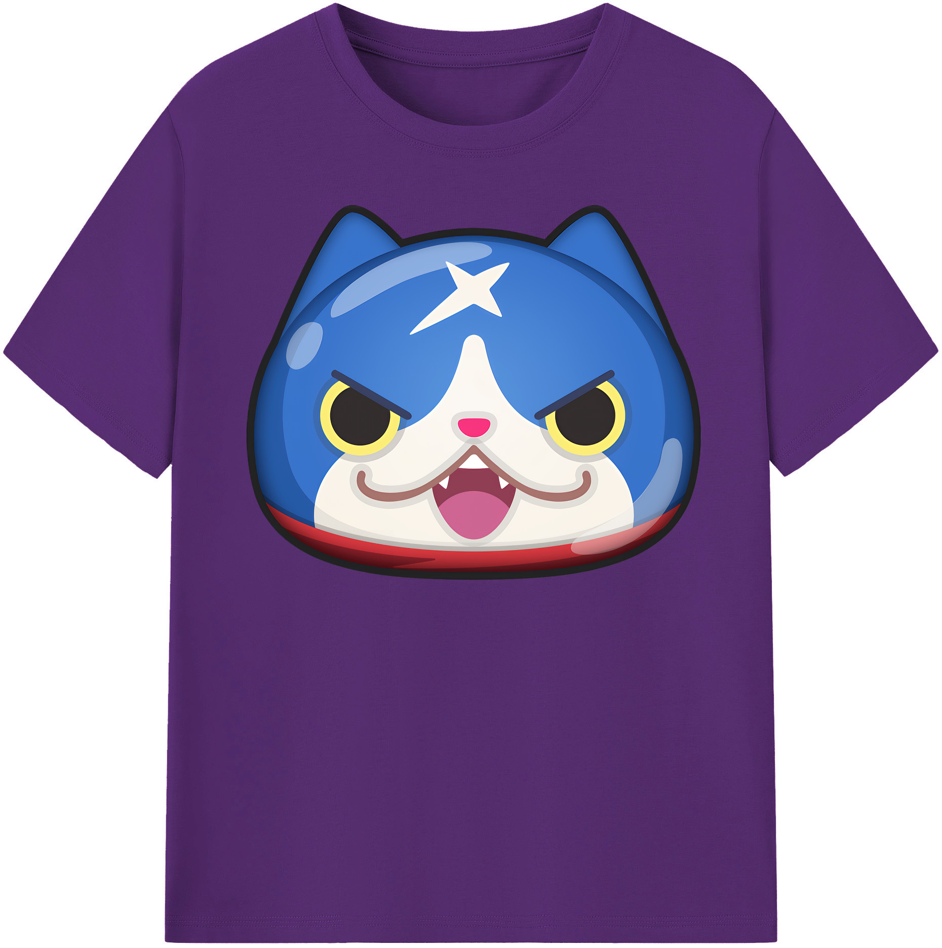（画像用） 妖怪ウォッチ Yo-kai Watch 綿100％半袖Tシャツ（フロントプリント）