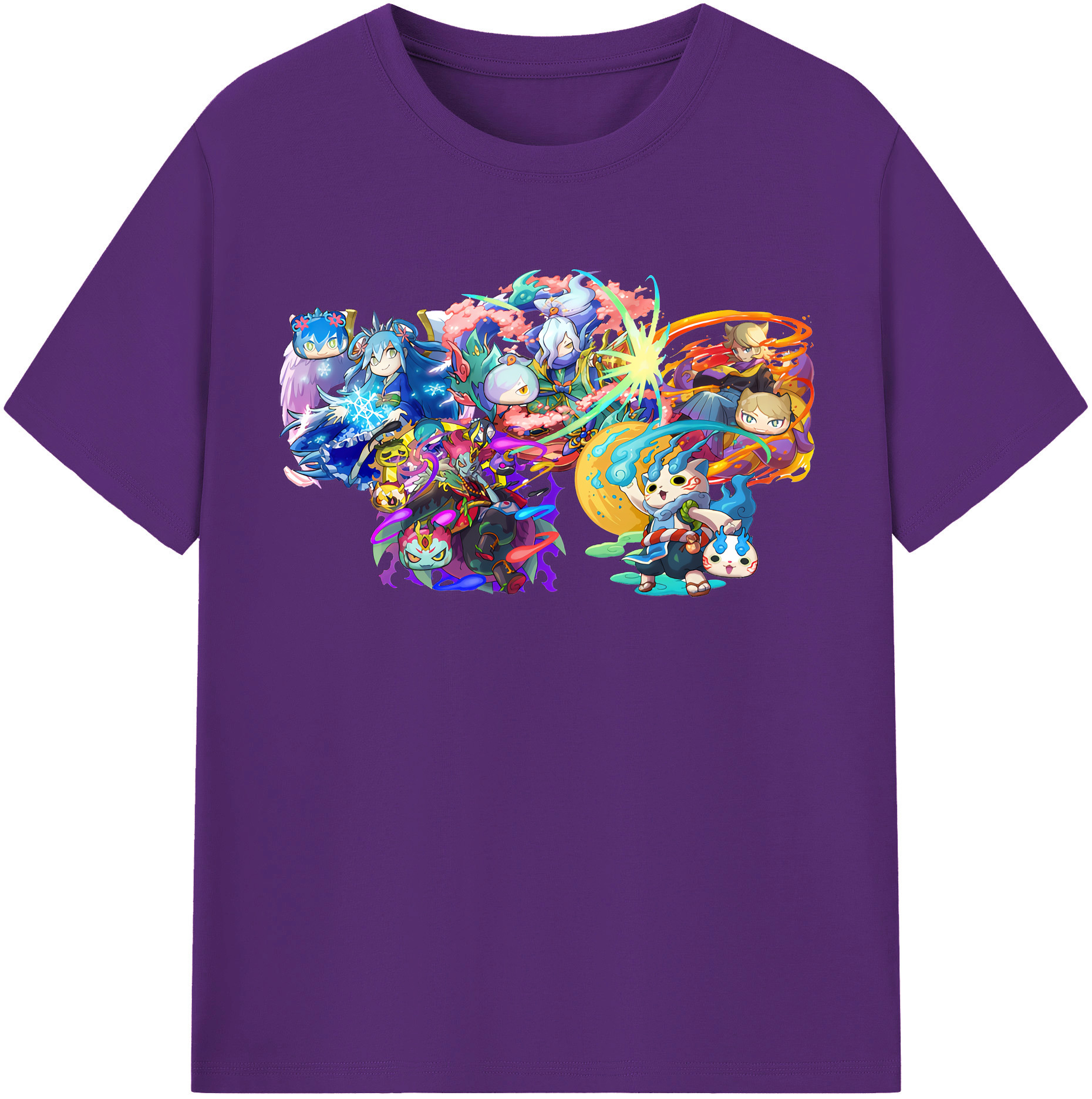 （画像用） 妖怪ウォッチ Yo-kai Watch 綿100％半袖Tシャツ（フロントプリント）