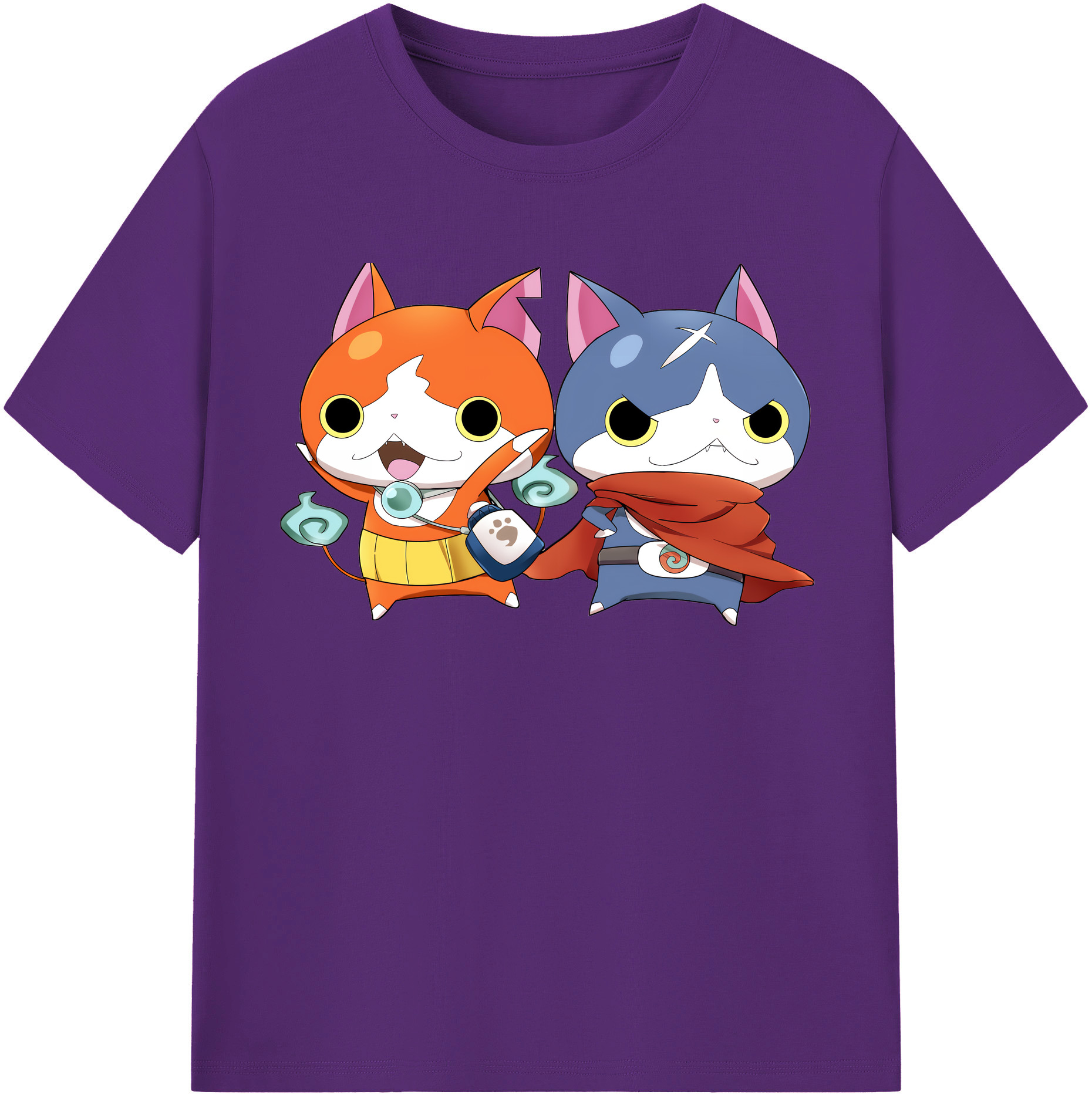 （画像用） 妖怪ウォッチ Yo-kai Watch 綿100％半袖Tシャツ（フロントプリント）
