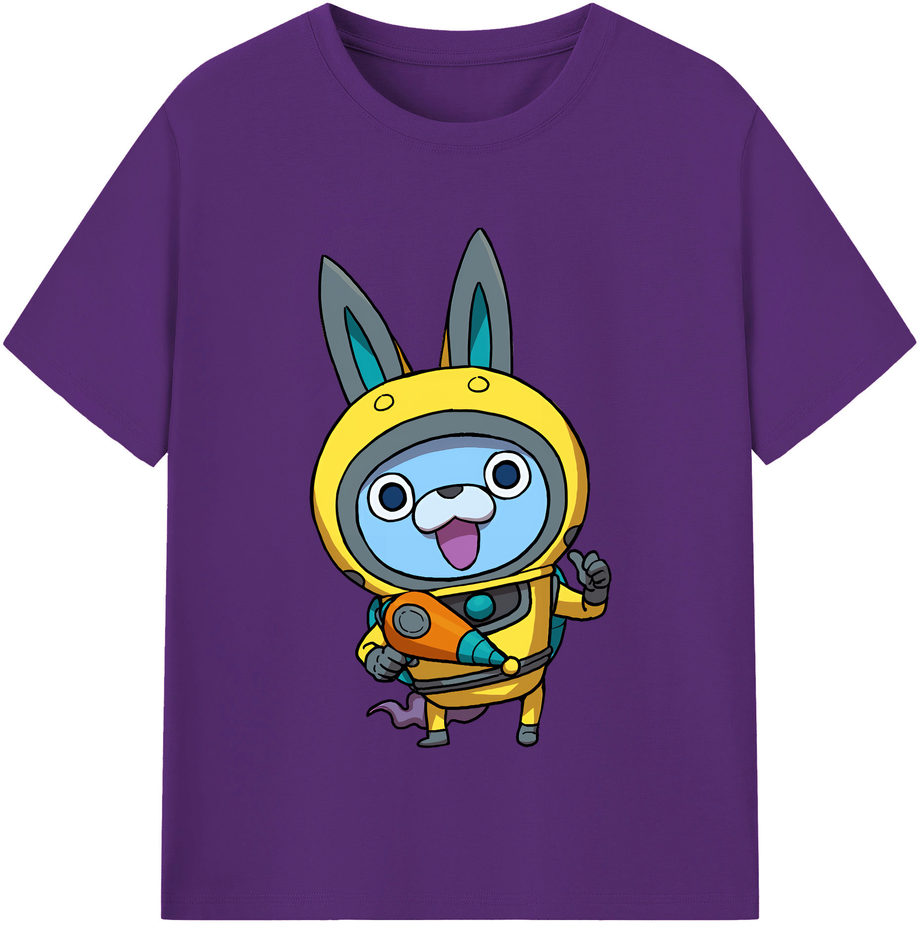 （画像用） 妖怪ウォッチ Yo-kai Watch 綿100％半袖Tシャツ（フロントプリント）