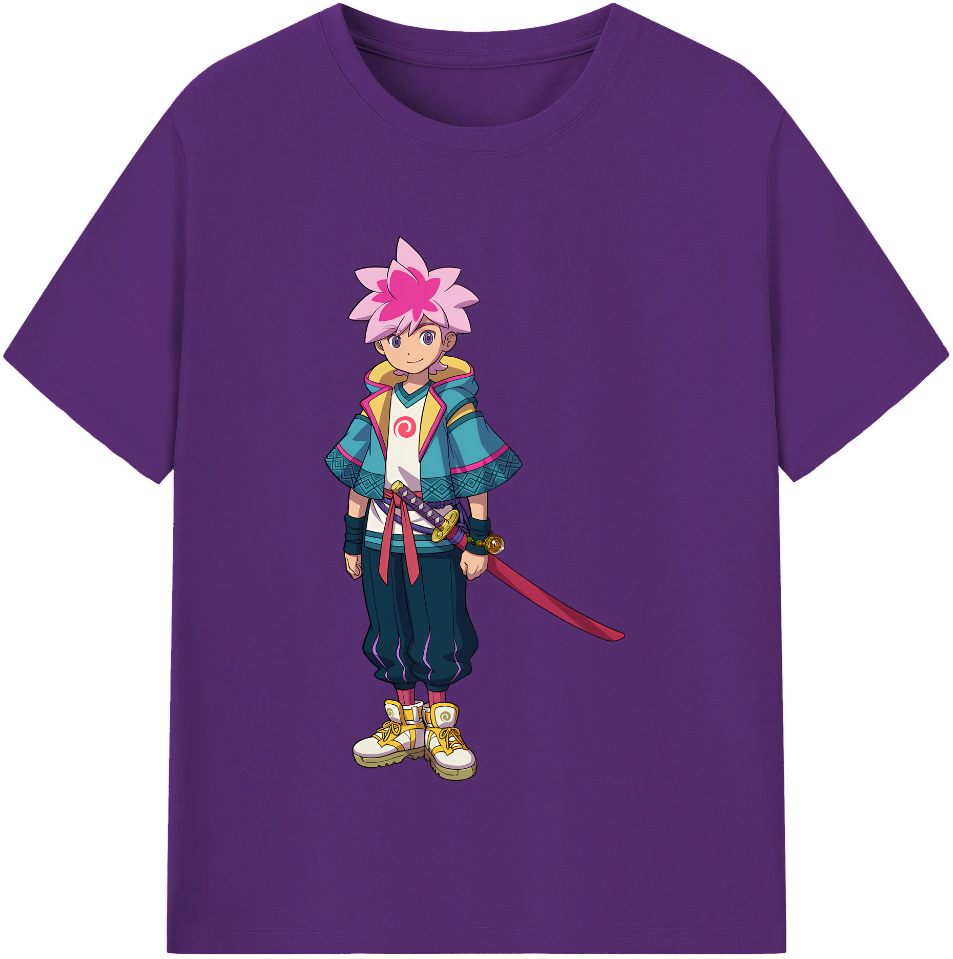 （画像用） 妖怪ウォッチ Yo-kai Watch 綿100％半袖Tシャツ（フロントプリント）