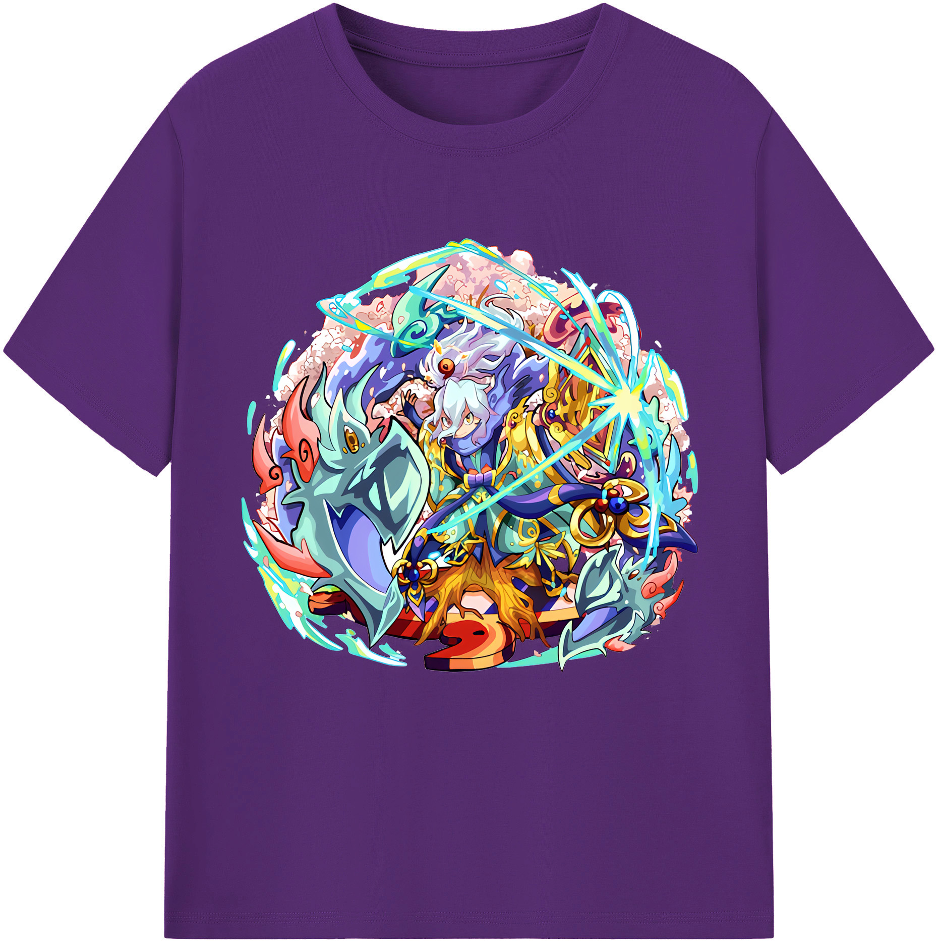 （画像用） 妖怪ウォッチ Yo-kai Watch 綿100％半袖Tシャツ（フロントプリント）