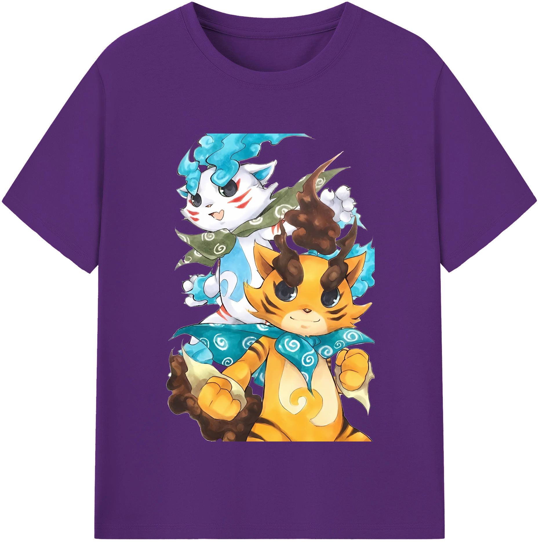 （画像用） 妖怪ウォッチ Yo-kai Watch 綿100％半袖Tシャツ（フロントプリント）
