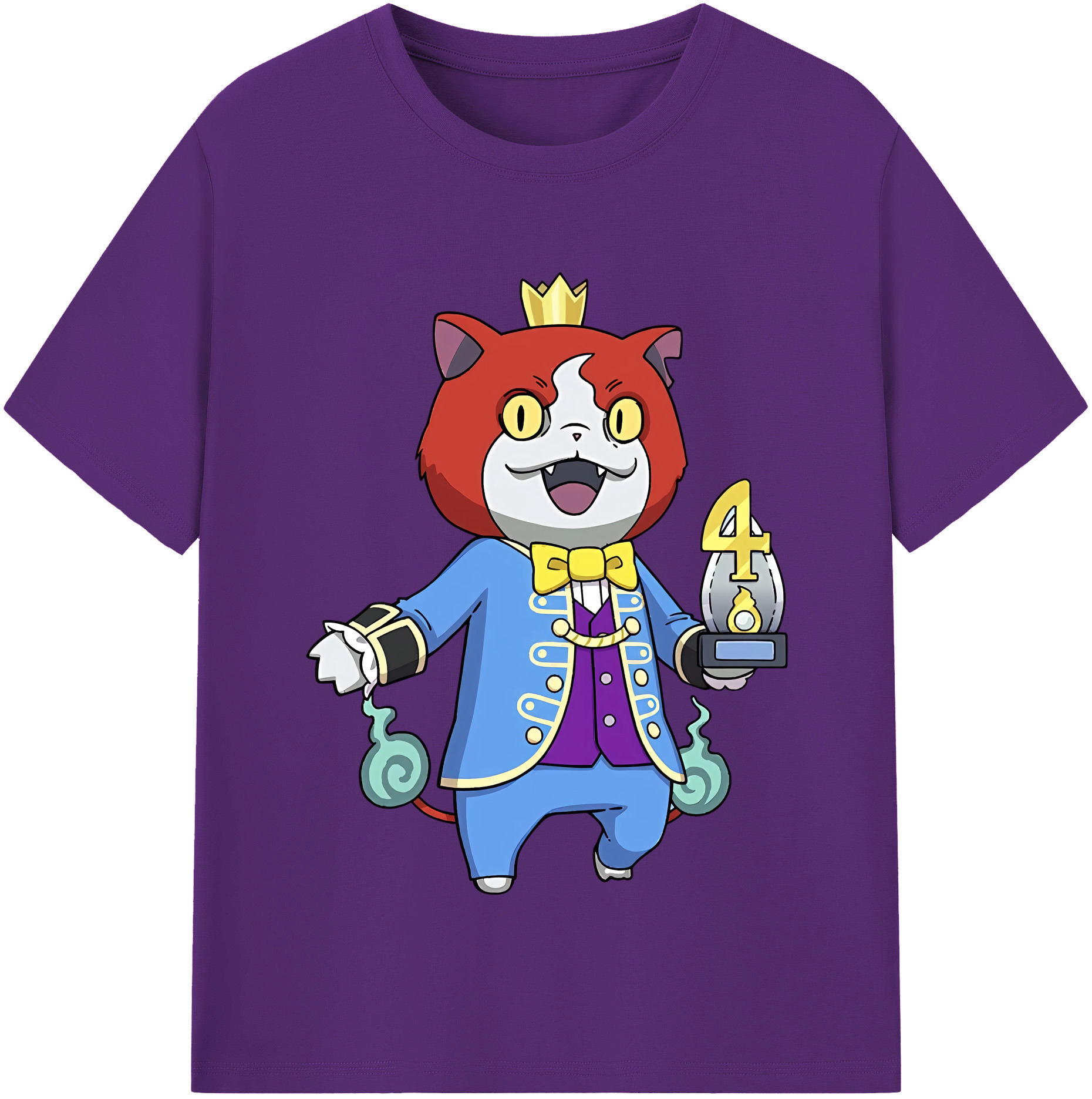 （画像用） 妖怪ウォッチ Yo-kai Watch 綿100％半袖Tシャツ（フロントプリント）