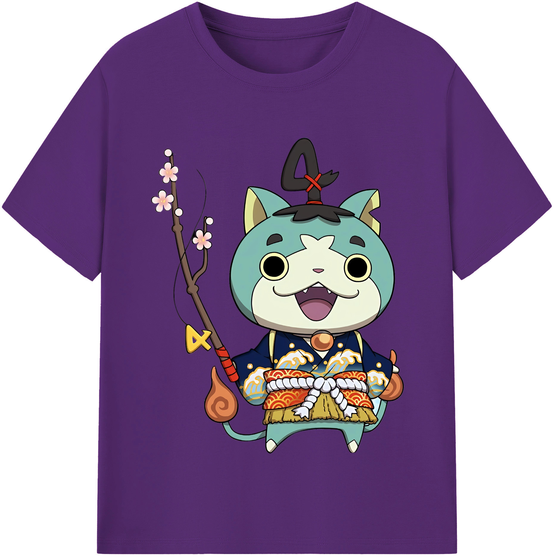 （画像用） 妖怪ウォッチ Yo-kai Watch 綿100％半袖Tシャツ（フロントプリント）