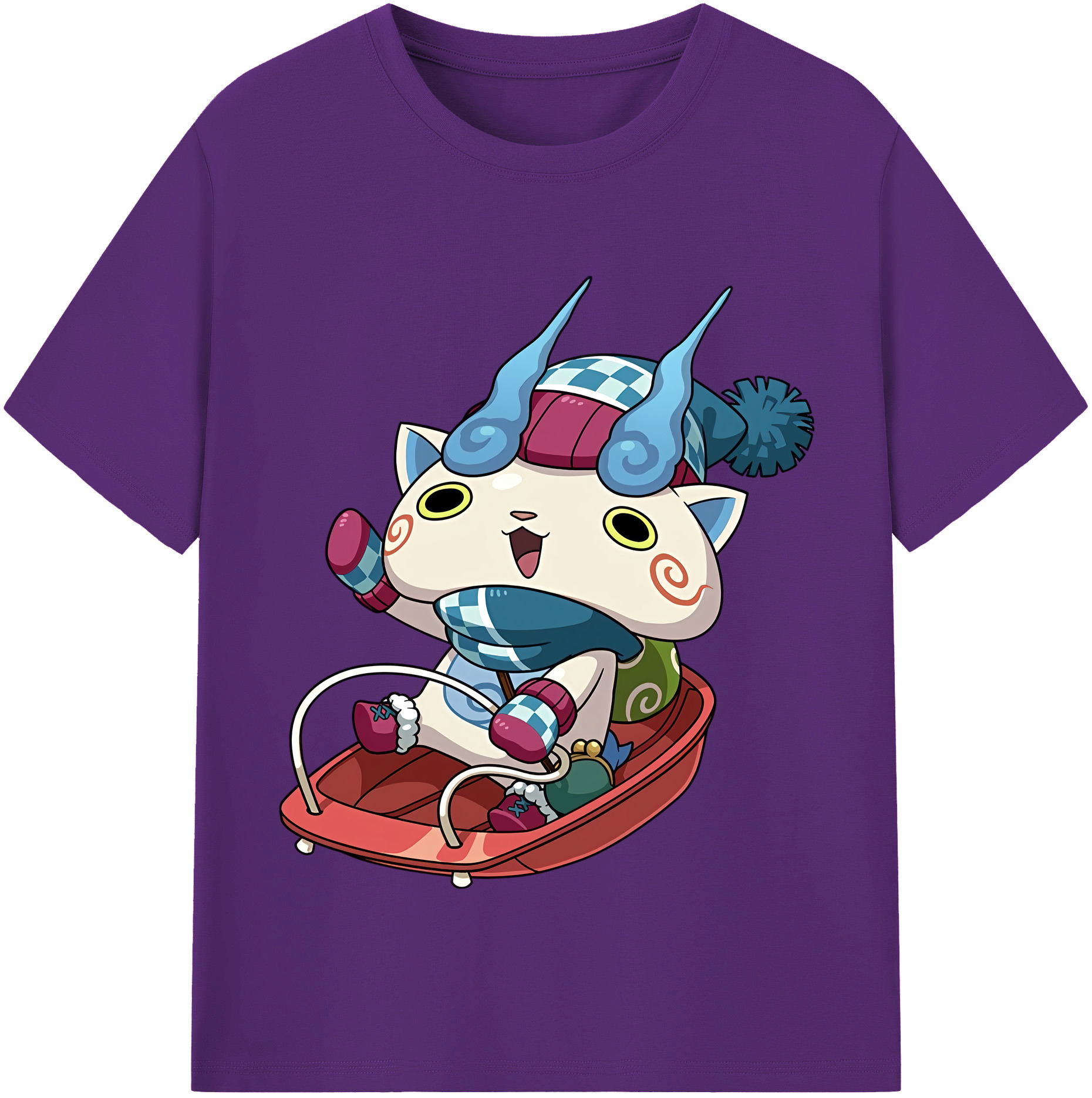 （画像用） 妖怪ウォッチ Yo-kai Watch 綿100％半袖Tシャツ（フロントプリント）