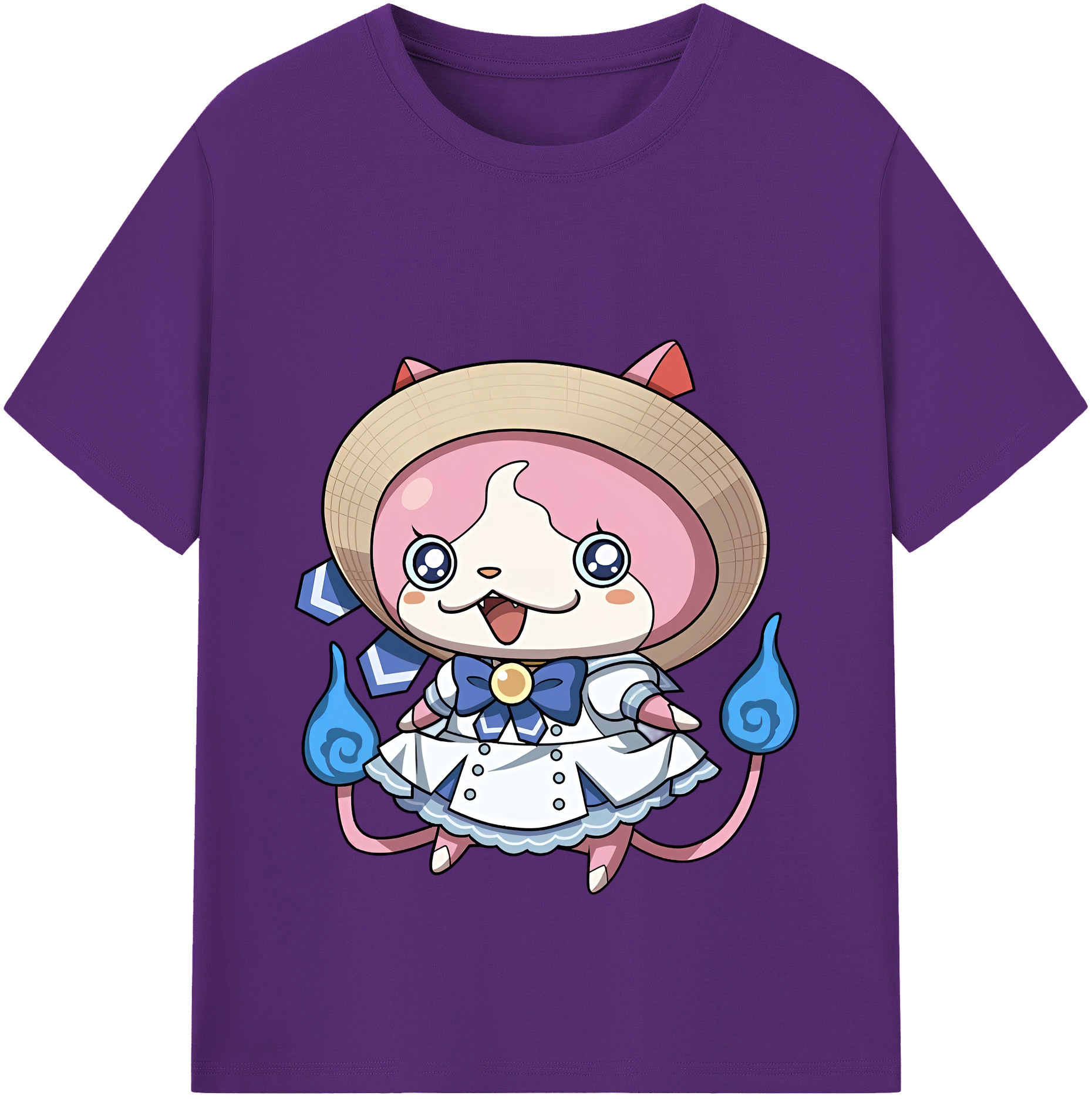 （画像用） 妖怪ウォッチ Yo-kai Watch 綿100％半袖Tシャツ（フロントプリント）
