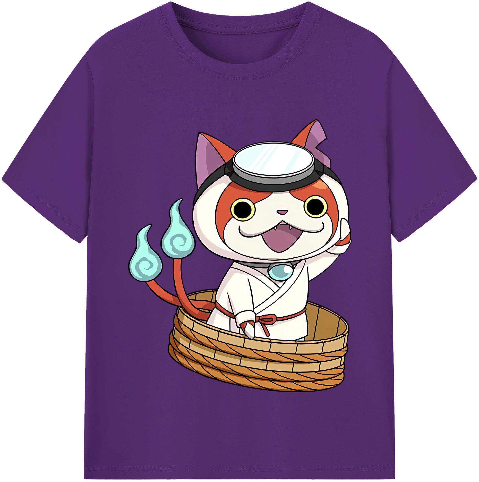（画像用） 妖怪ウォッチ Yo-kai Watch 綿100％半袖Tシャツ（フロントプリント）