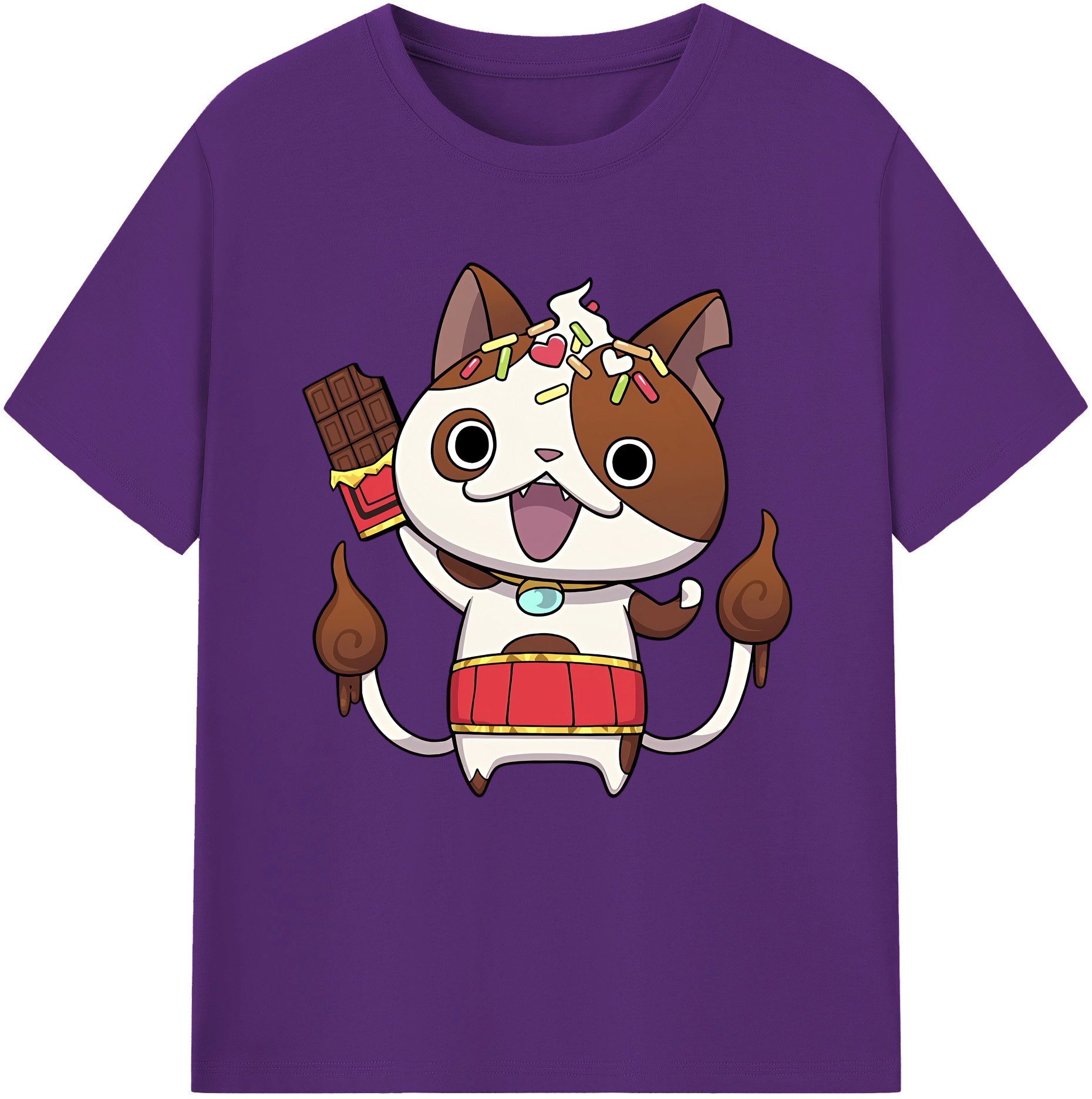 （画像用） 妖怪ウォッチ Yo-kai Watch 綿100％半袖Tシャツ（フロントプリント）