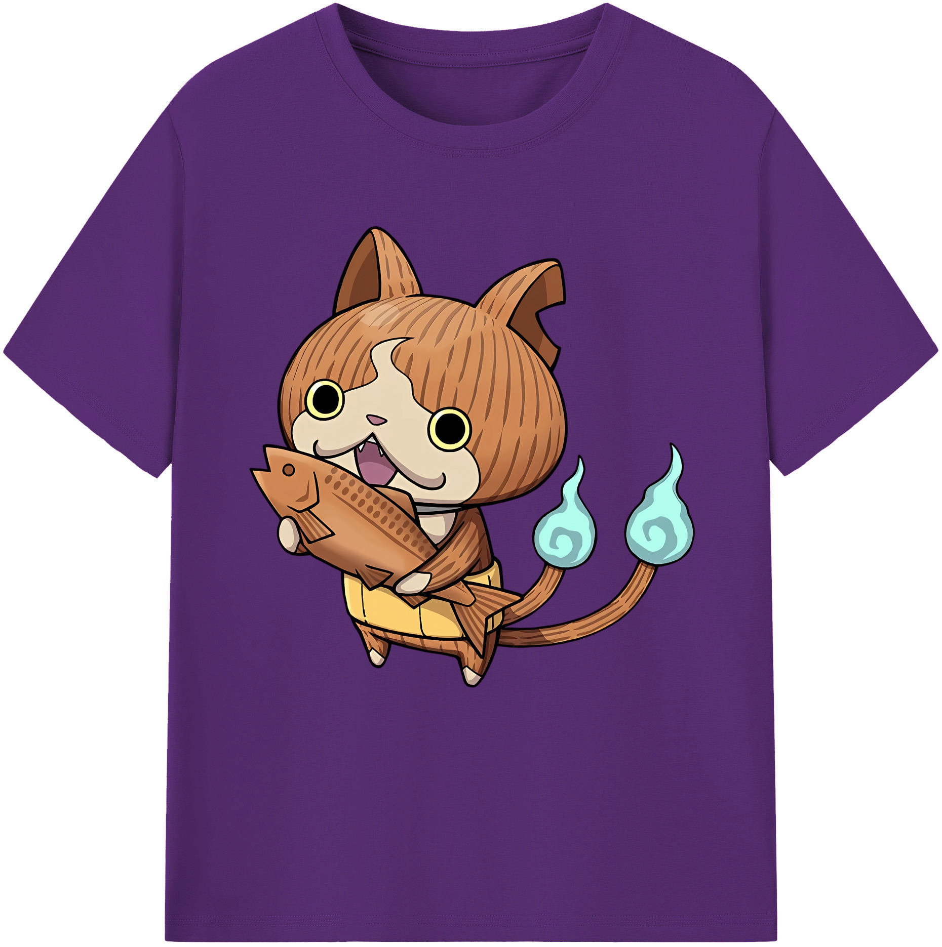 （画像用） 妖怪ウォッチ Yo-kai Watch 綿100％半袖Tシャツ（フロントプリント）