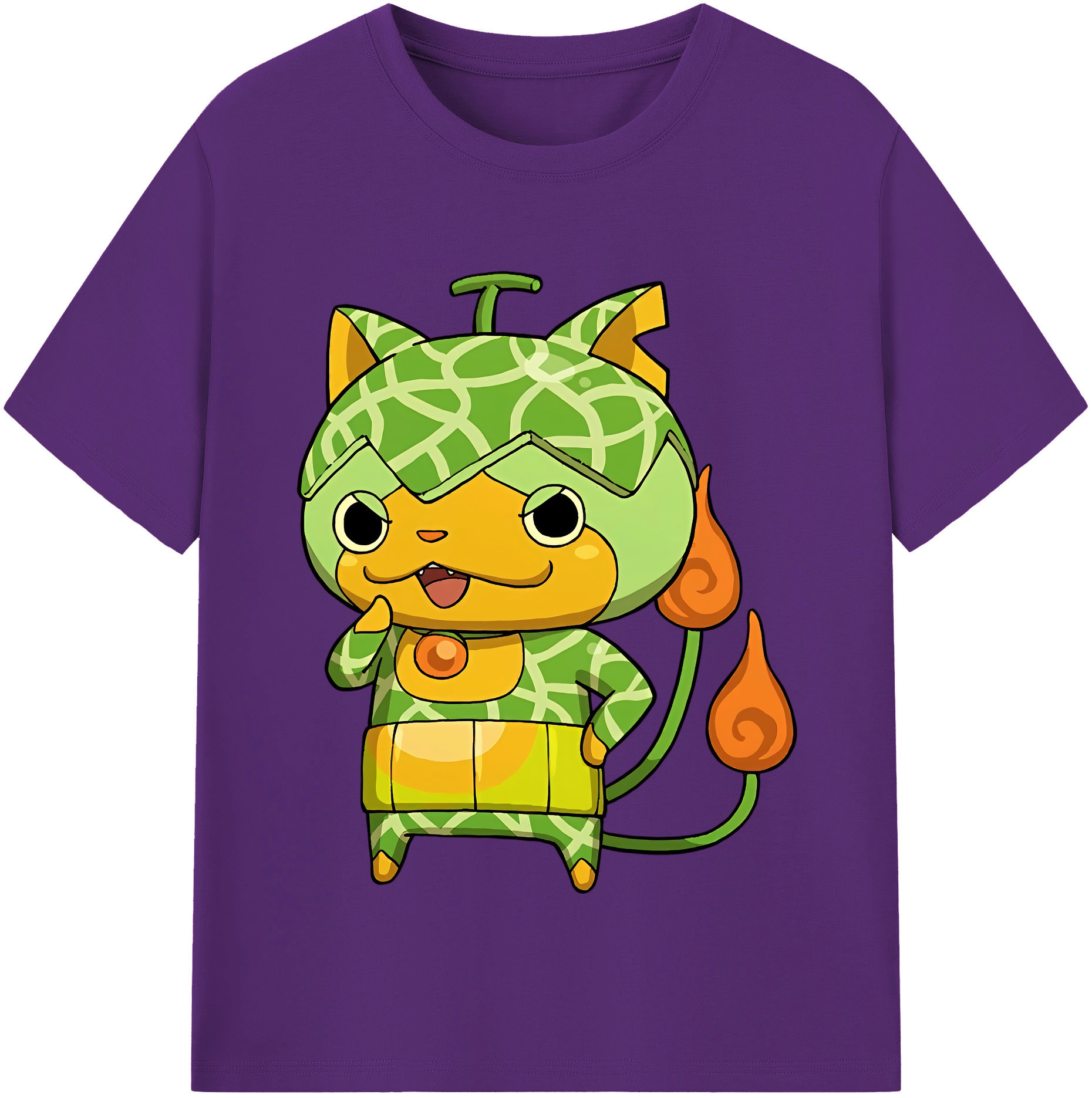 （画像用） 妖怪ウォッチ Yo-kai Watch 綿100％半袖Tシャツ（フロントプリント）