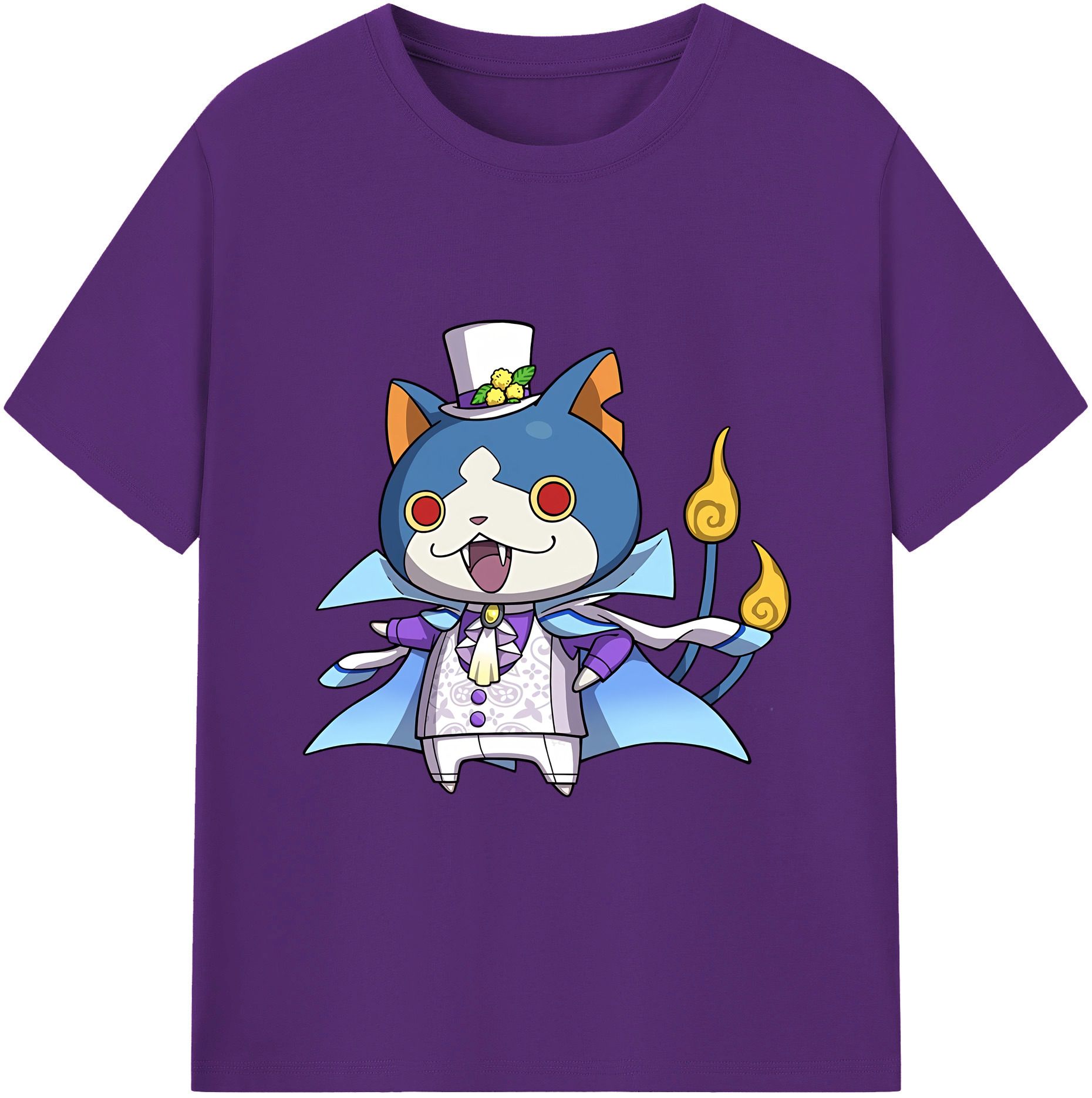 （画像用） 妖怪ウォッチ Yo-kai Watch 綿100％半袖Tシャツ（フロントプリント）