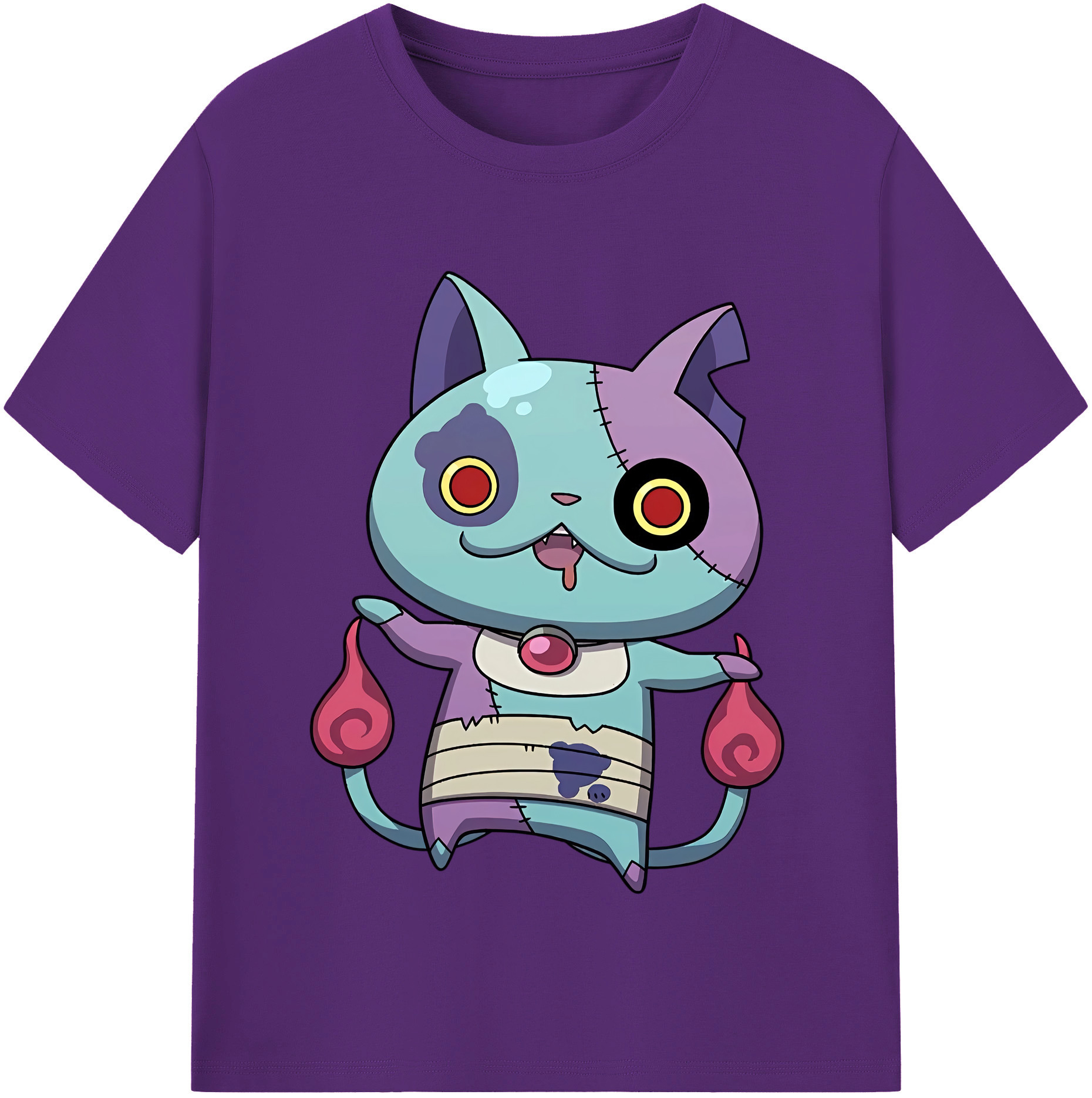 （画像用） 妖怪ウォッチ Yo-kai Watch 綿100％半袖Tシャツ（フロントプリント）