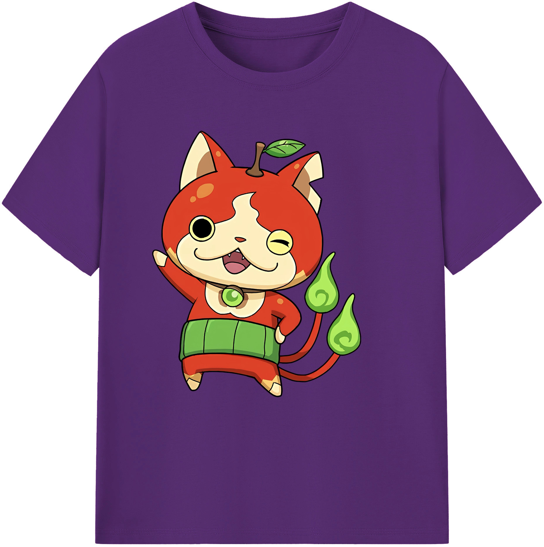 （画像用） 妖怪ウォッチ Yo-kai Watch 綿100％半袖Tシャツ（フロントプリント）