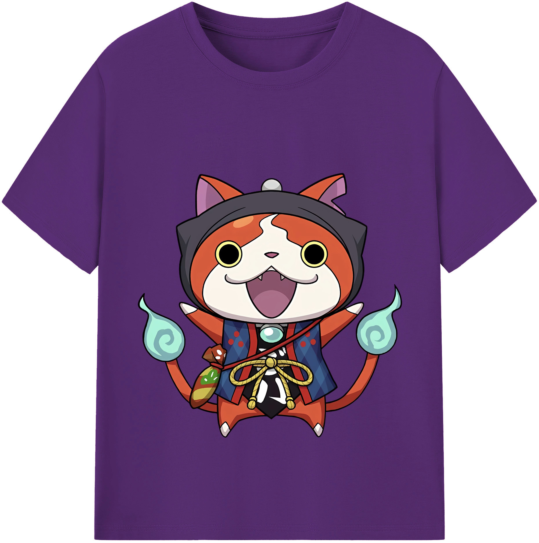 （画像用） 妖怪ウォッチ Yo-kai Watch 綿100％半袖Tシャツ（フロントプリント）
