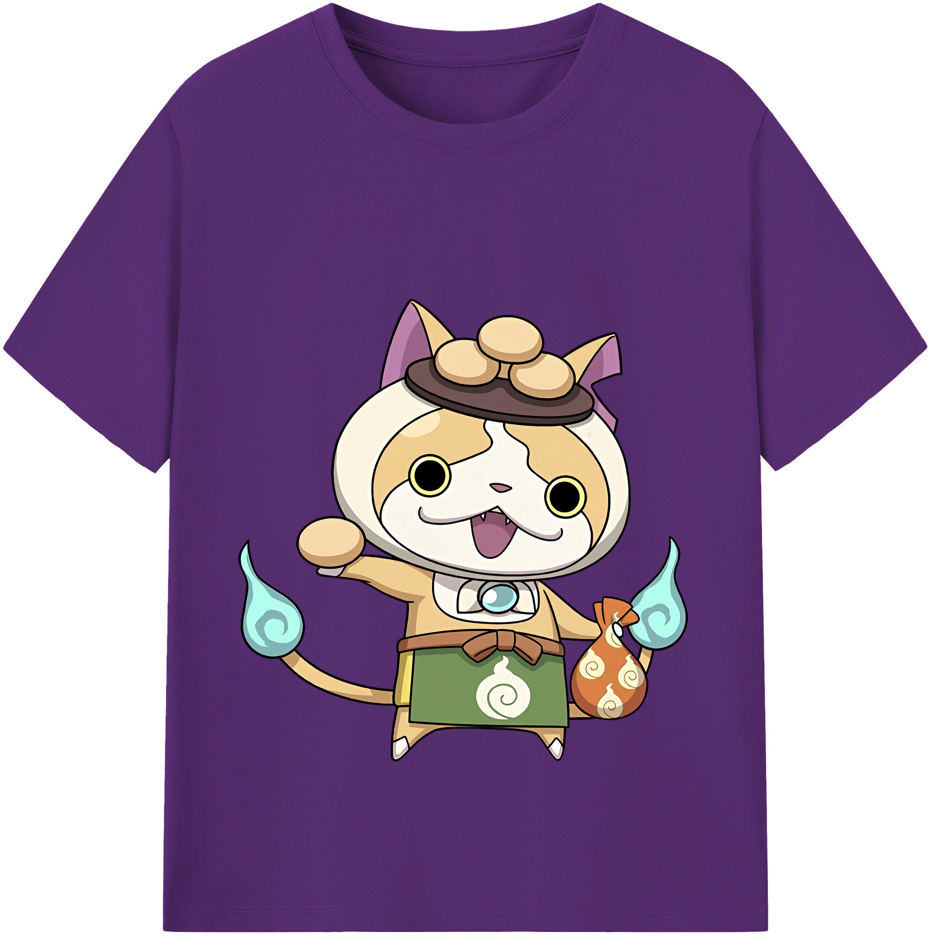 （画像用） 妖怪ウォッチ Yo-kai Watch 綿100％半袖Tシャツ（フロントプリント）
