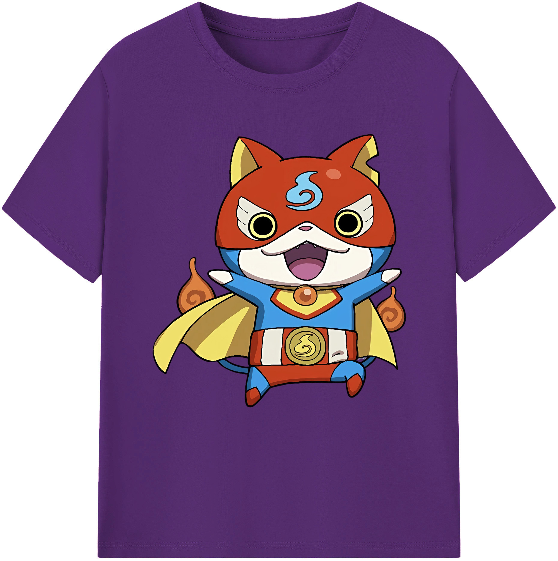 （画像用） 妖怪ウォッチ Yo-kai Watch 綿100％半袖Tシャツ（フロントプリント）
