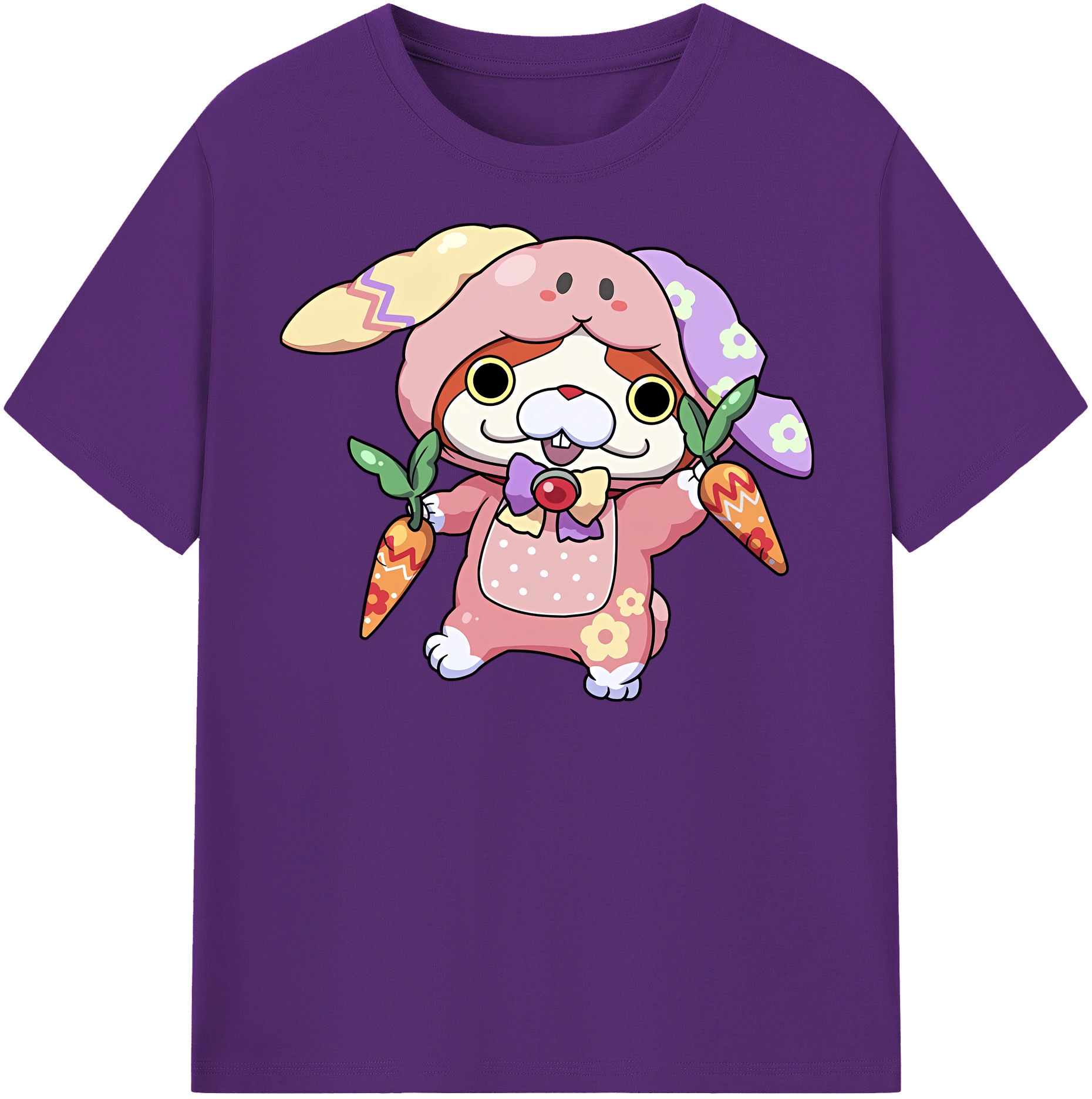 （画像用） 妖怪ウォッチ Yo-kai Watch 綿100％半袖Tシャツ（フロントプリント）