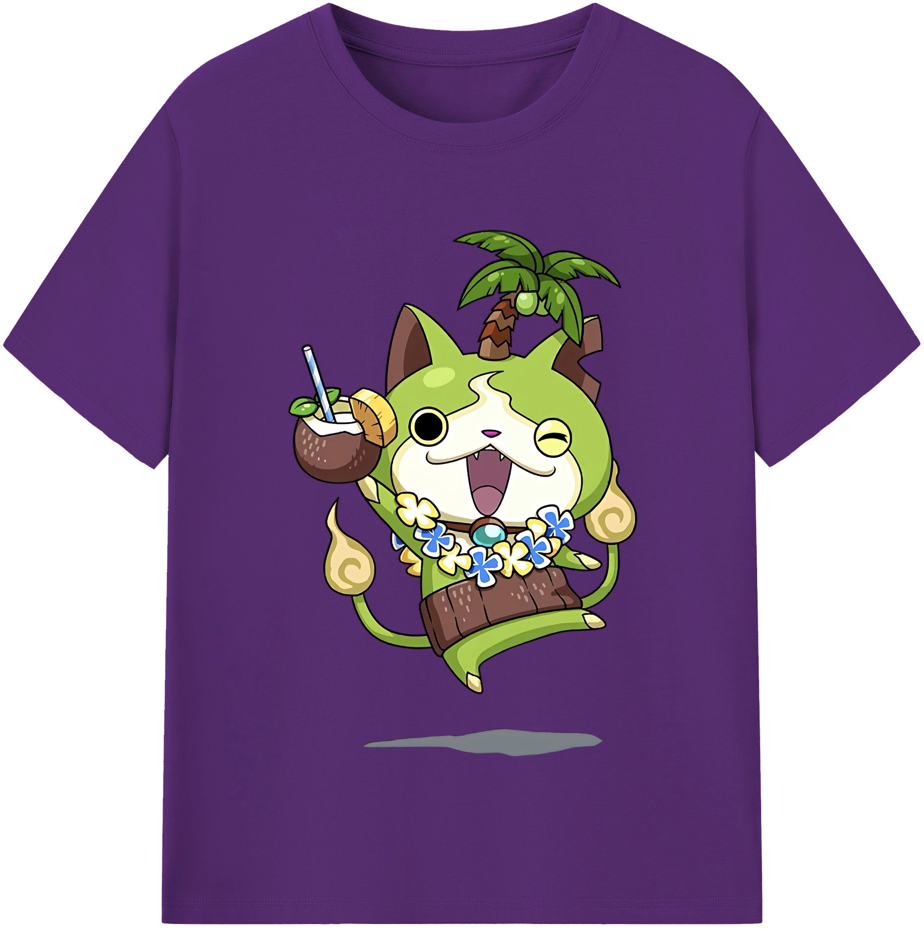 （画像用） 妖怪ウォッチ Yo-kai Watch 綿100％半袖Tシャツ（フロントプリント）