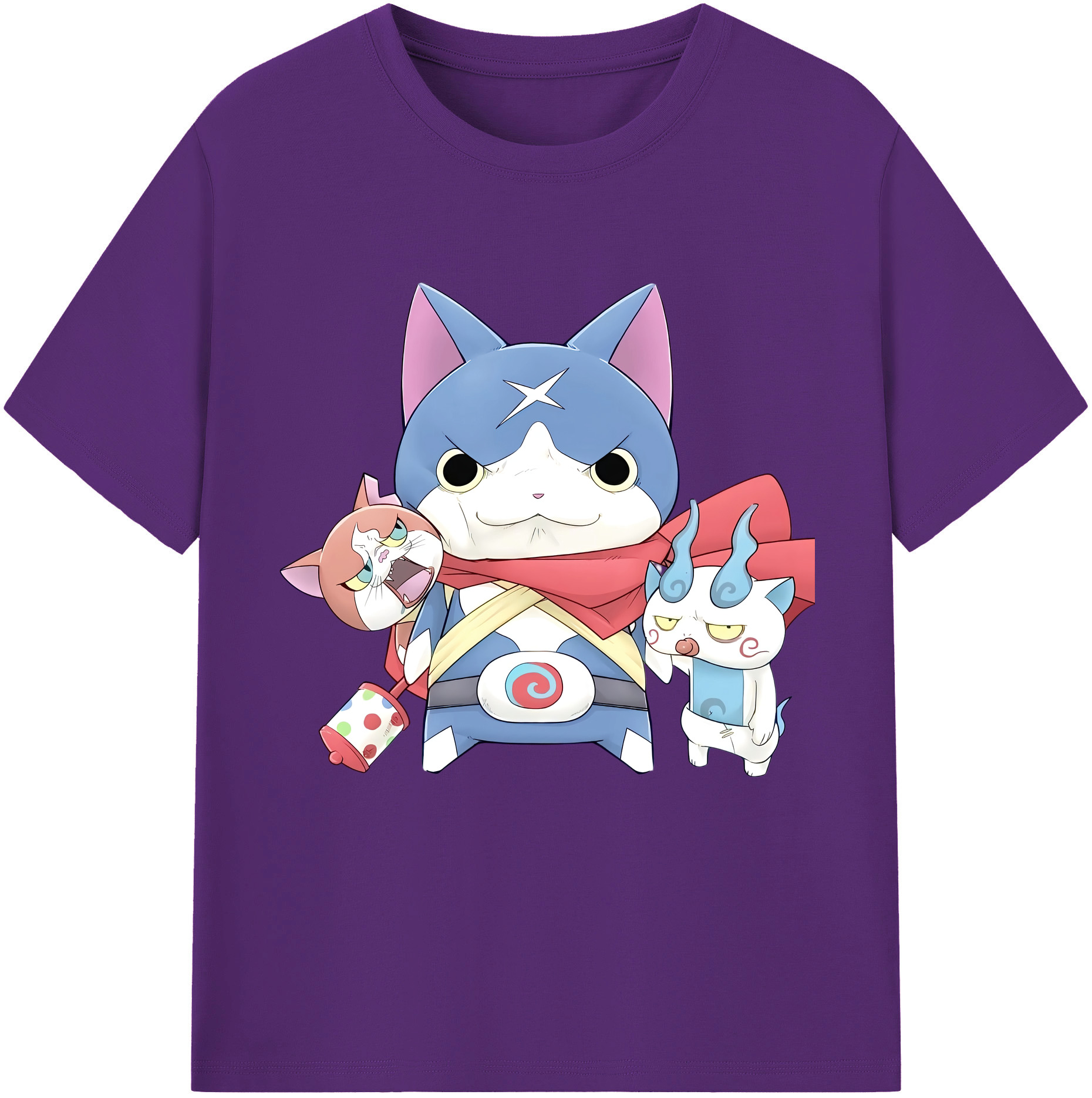 （画像用） 妖怪ウォッチ Yo-kai Watch 綿100％半袖Tシャツ（フロントプリント）