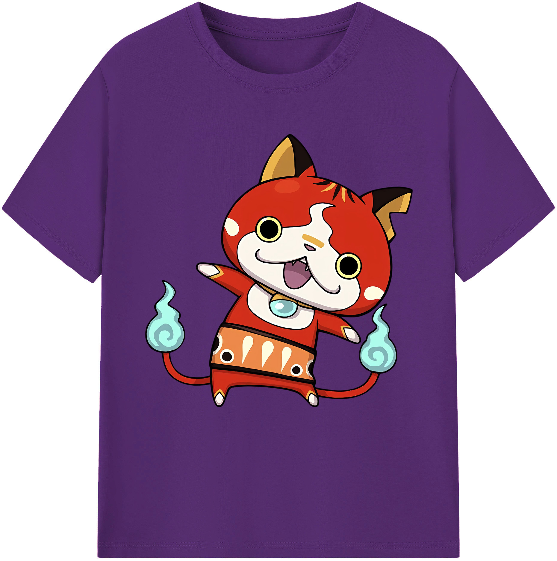 （画像用） 妖怪ウォッチ Yo-kai Watch 綿100％半袖Tシャツ（フロントプリント）