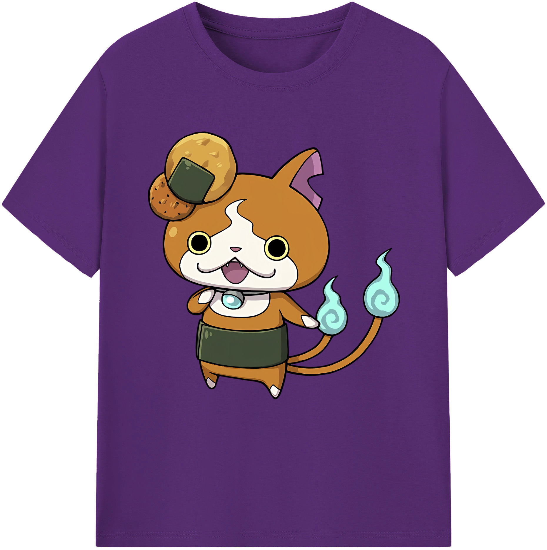 （画像用） 妖怪ウォッチ Yo-kai Watch 綿100％半袖Tシャツ（フロントプリント）