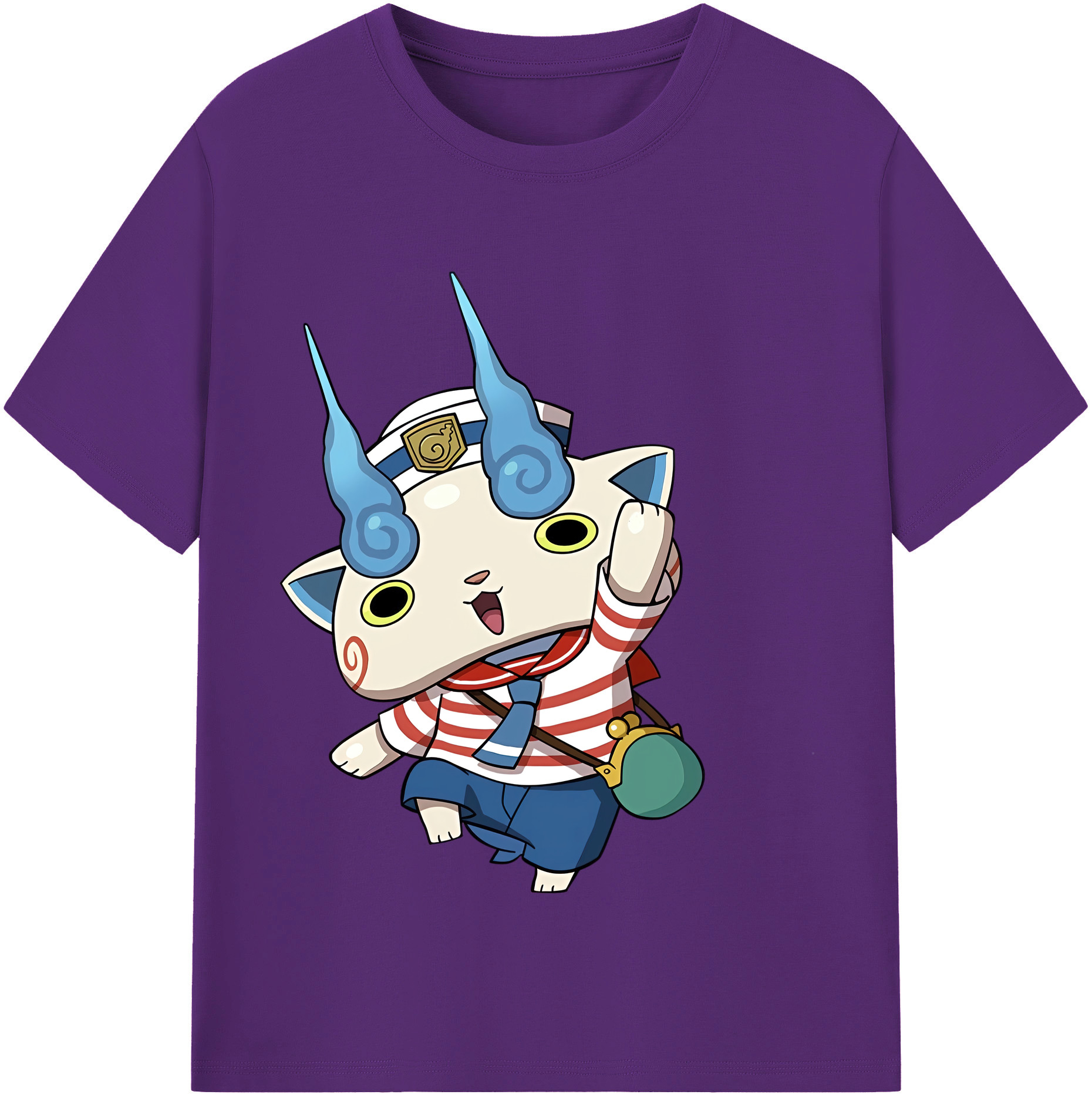 （画像用） 妖怪ウォッチ Yo-kai Watch 綿100％半袖Tシャツ（フロントプリント）