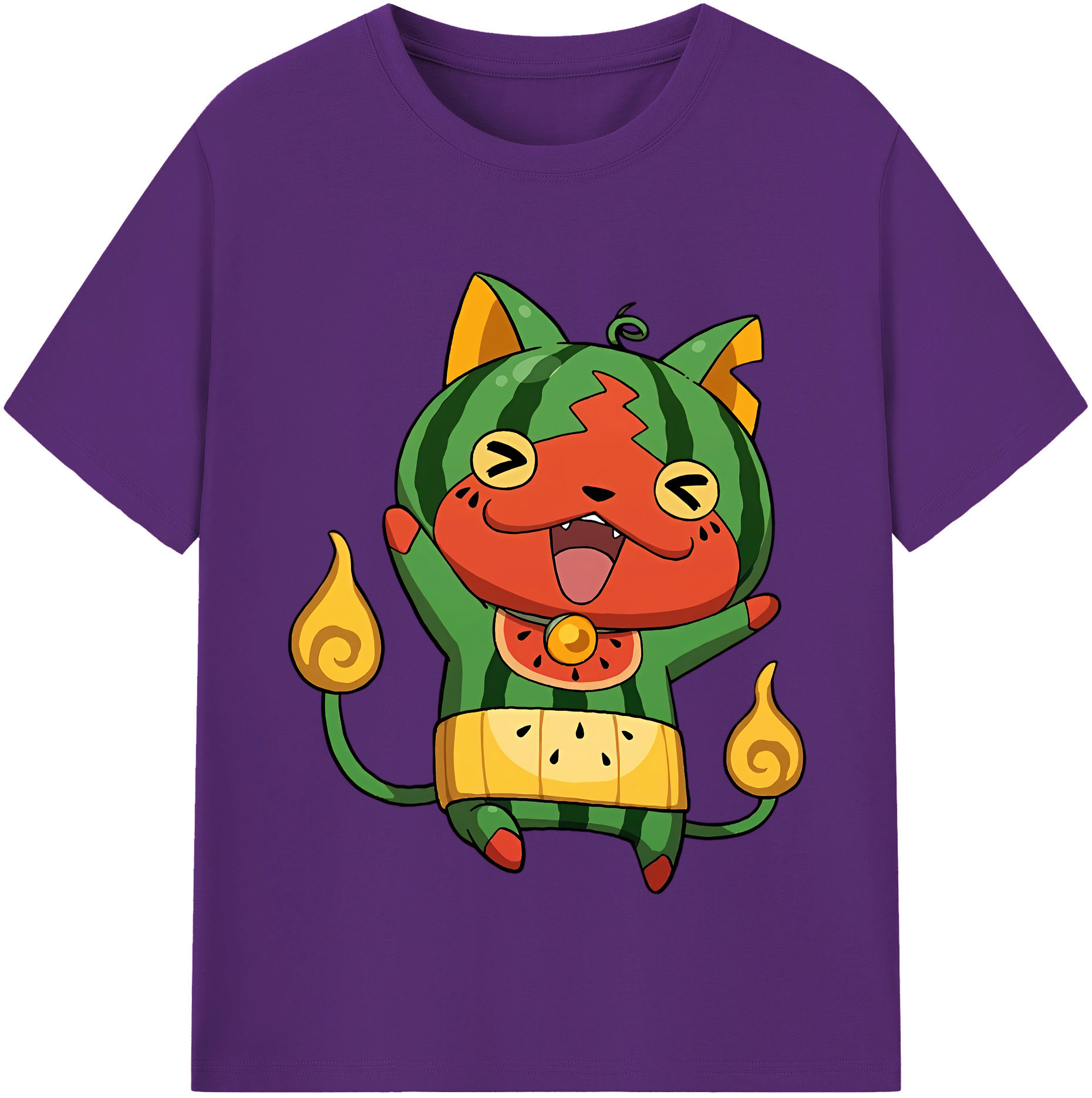 （画像用） 妖怪ウォッチ Yo-kai Watch 綿100％半袖Tシャツ（フロントプリント）