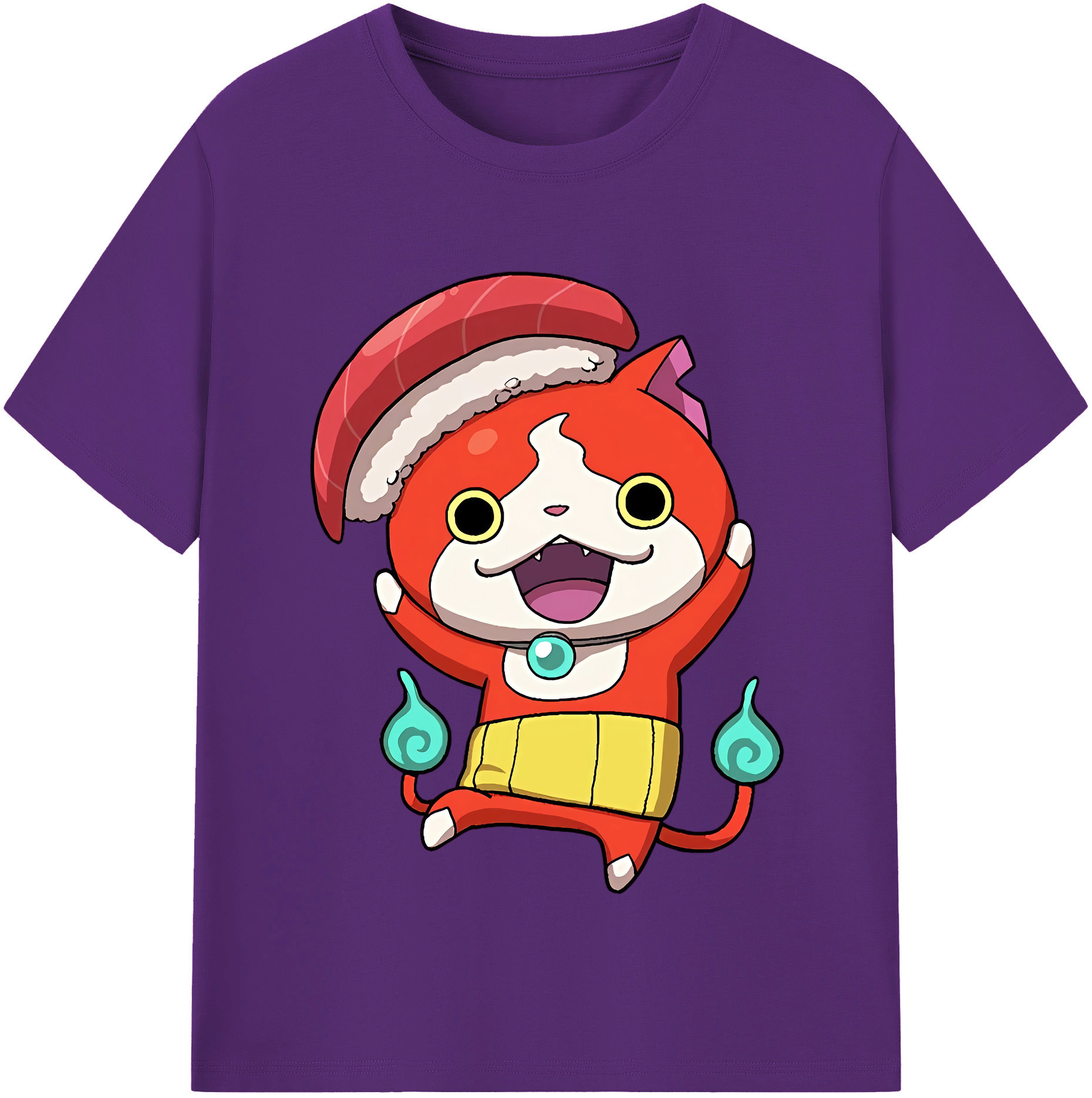 （画像用） 妖怪ウォッチ Yo-kai Watch 綿100％半袖Tシャツ（フロントプリント）