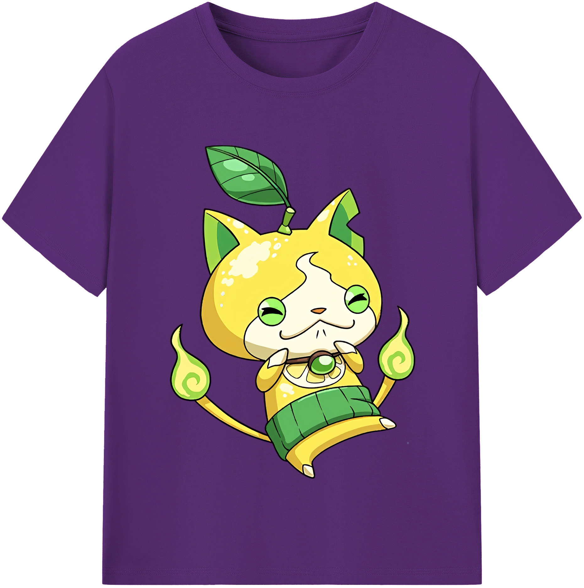 （画像用） 妖怪ウォッチ Yo-kai Watch 綿100％半袖Tシャツ（フロントプリント）