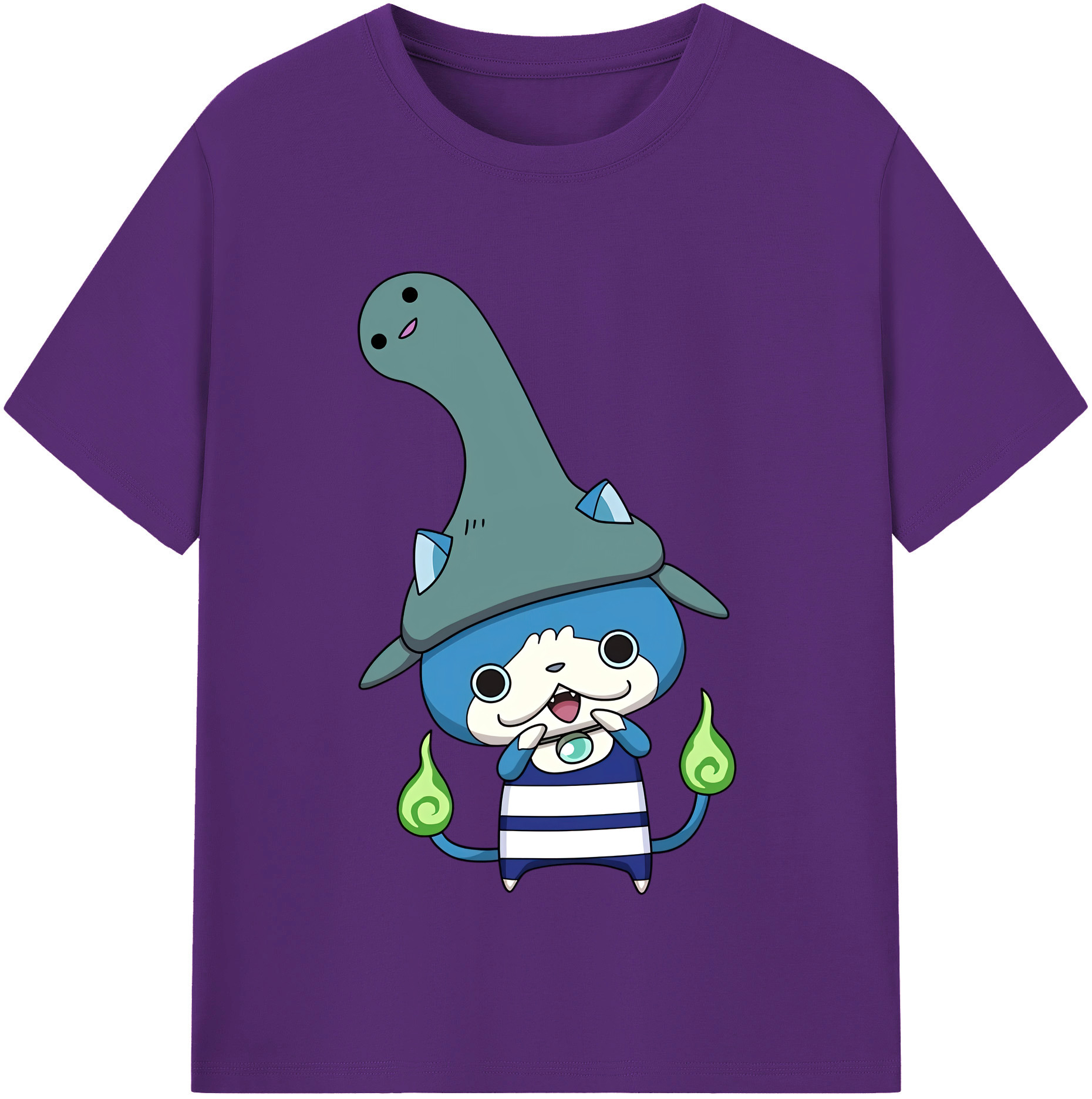 （画像用） 妖怪ウォッチ Yo-kai Watch 綿100％半袖Tシャツ（フロントプリント）