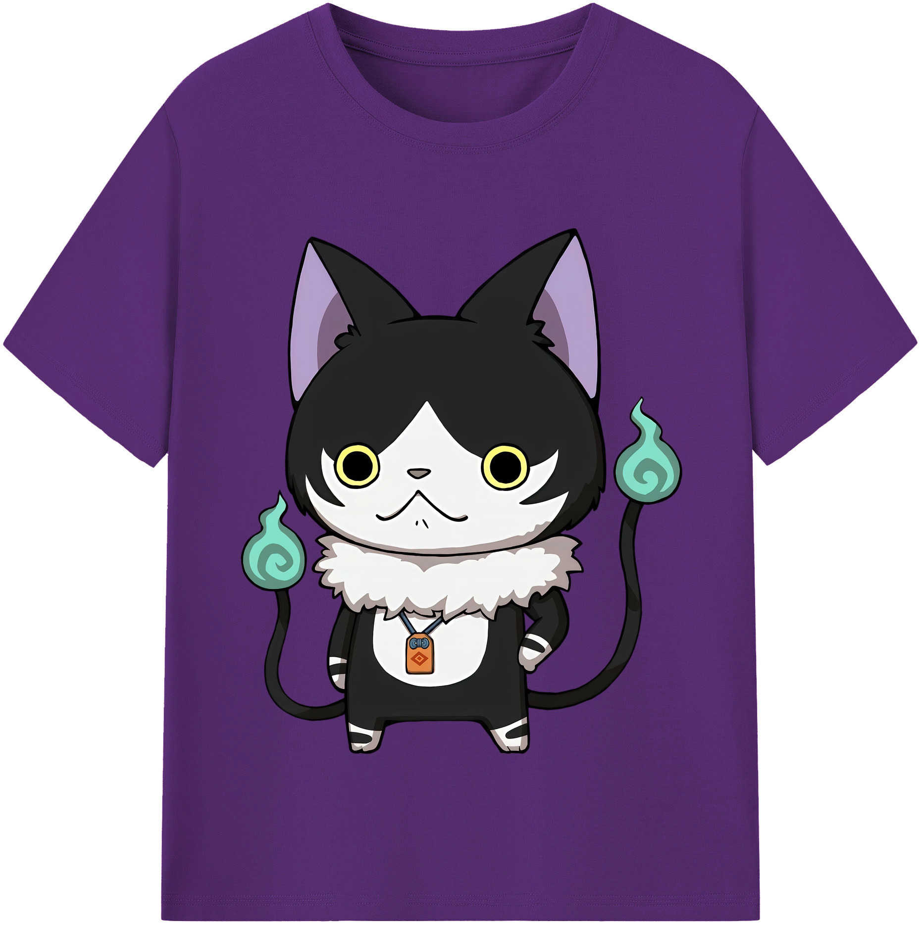 （画像用） 妖怪ウォッチ Yo-kai Watch 綿100％半袖Tシャツ（フロントプリント）