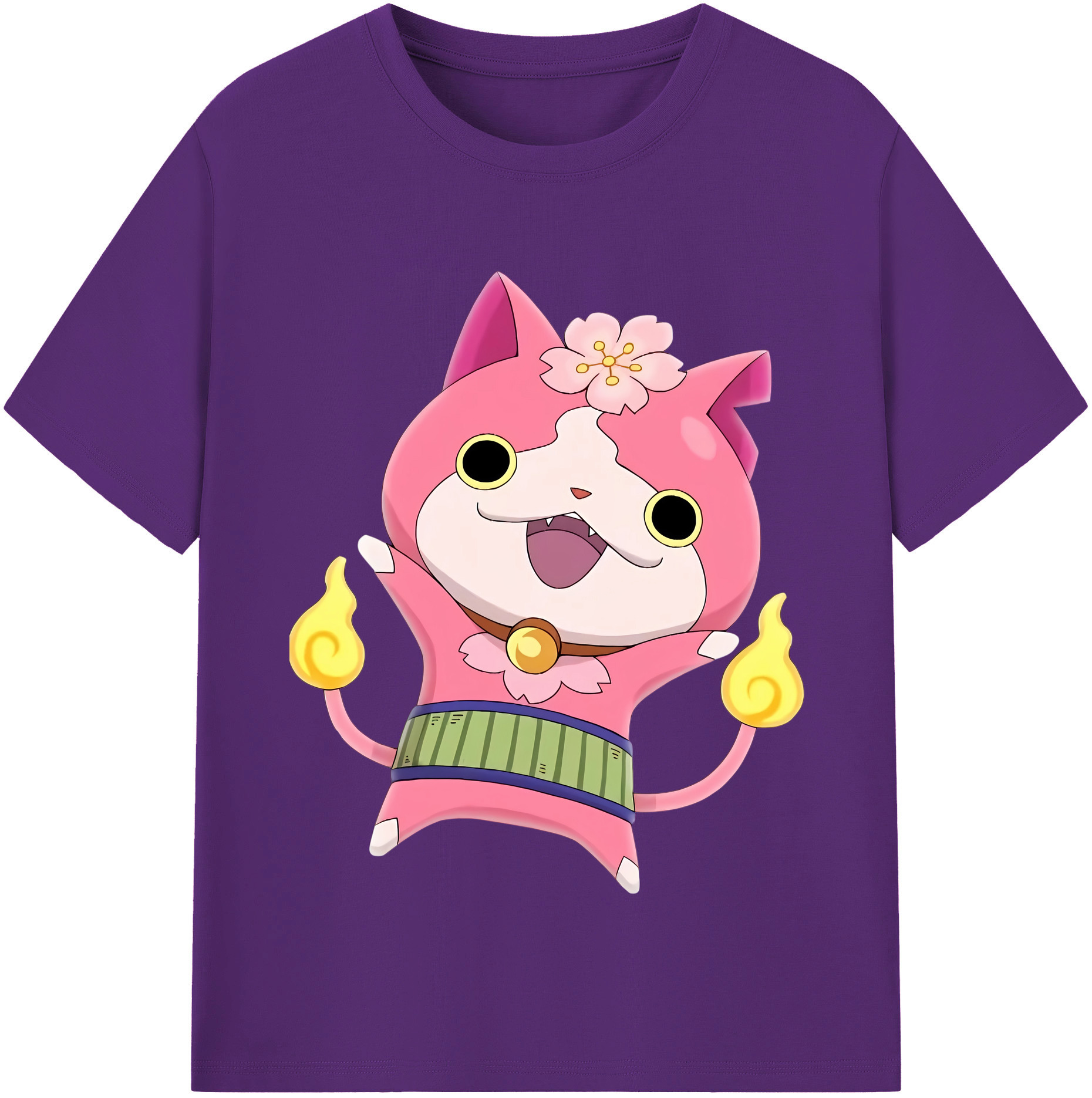 （画像用） 妖怪ウォッチ Yo-kai Watch 綿100％半袖Tシャツ（フロントプリント）