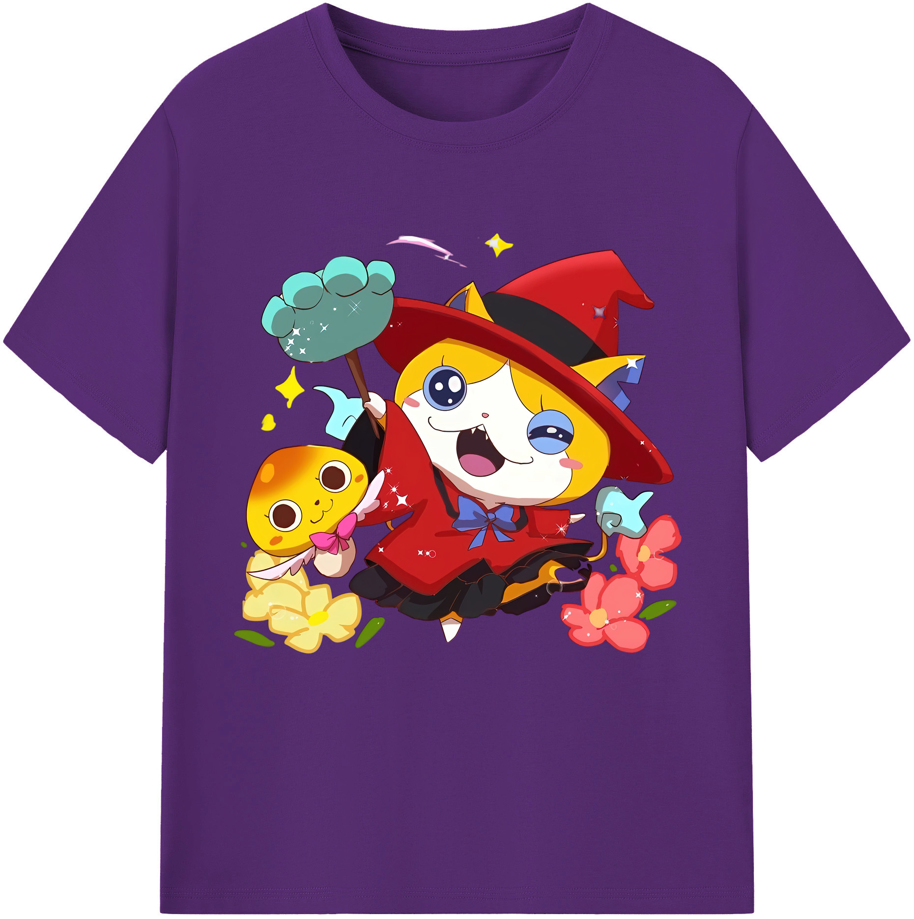 （画像用） 妖怪ウォッチ Yo-kai Watch 綿100％半袖Tシャツ（フロントプリント）