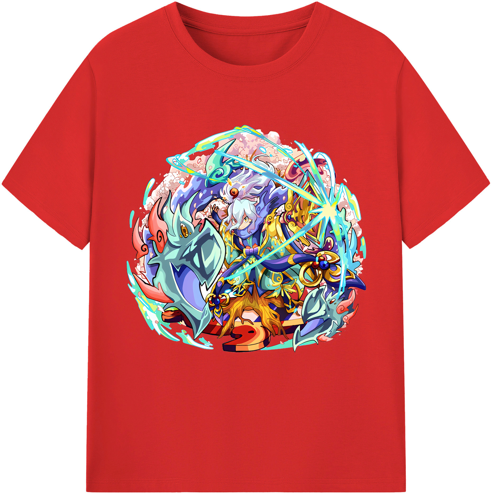 （画像用） 妖怪ウォッチ Yo-kai Watch 綿100％半袖Tシャツ（フロントプリント）