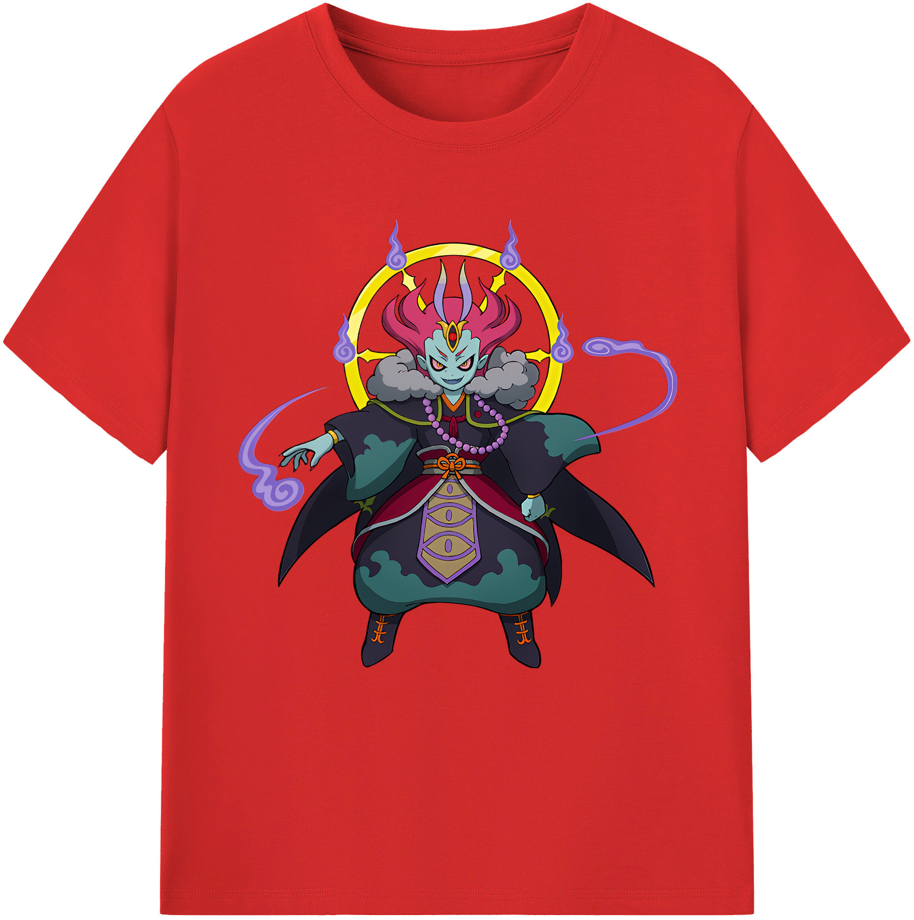 （画像用） 妖怪ウォッチ Yo-kai Watch 綿100％半袖Tシャツ（フロントプリント）