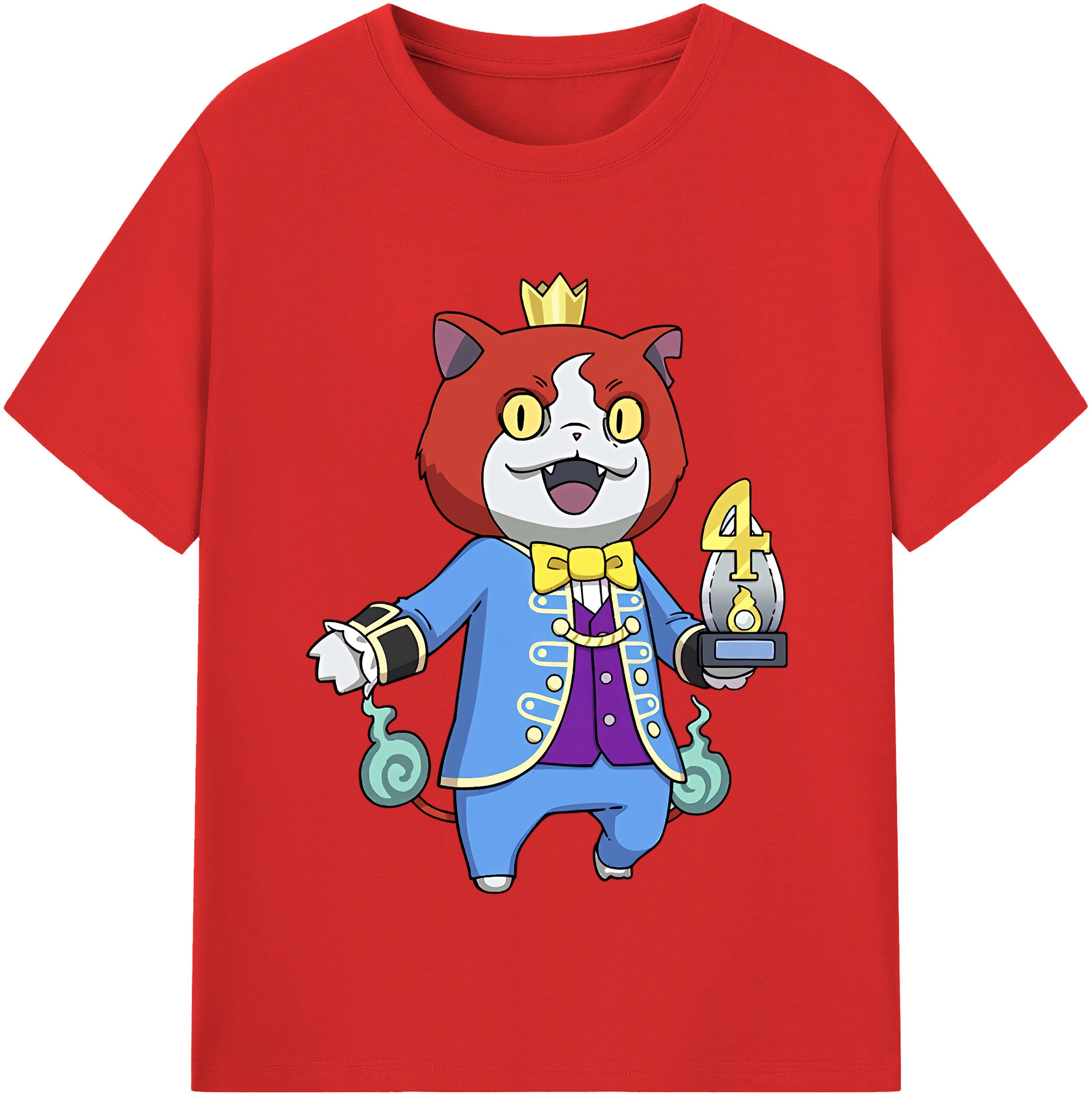 （画像用） 妖怪ウォッチ Yo-kai Watch 綿100％半袖Tシャツ（フロントプリント）