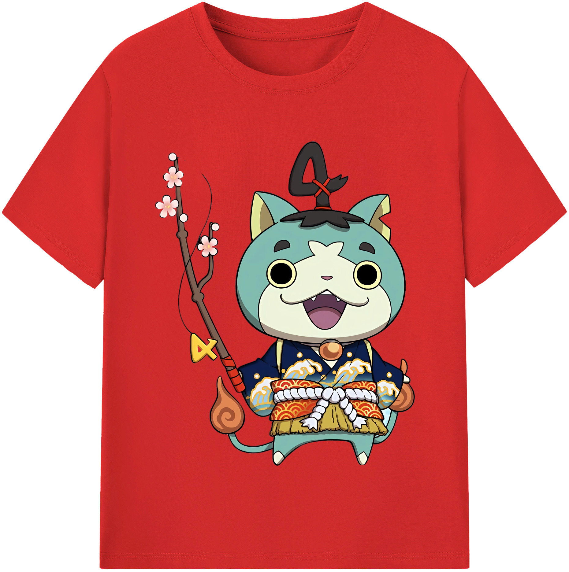 （画像用） 妖怪ウォッチ Yo-kai Watch 綿100％半袖Tシャツ（フロントプリント）